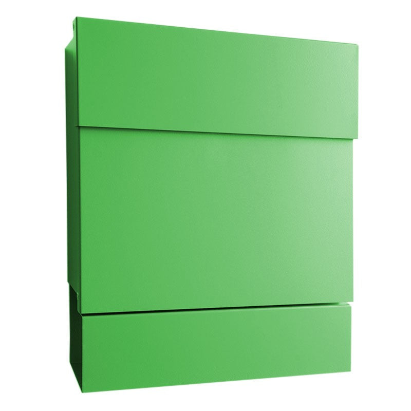 Briefkasten Letterman 5 Grün mit Zeitungsrolle - 561 b