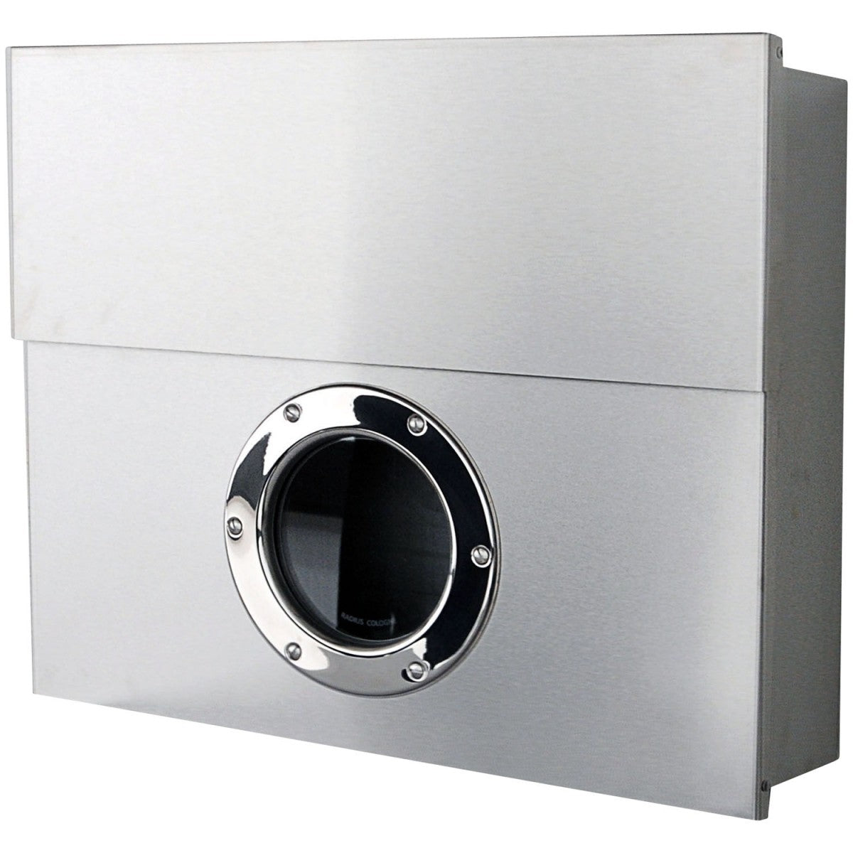 Letterman XXL Silber Briefkasten mit verdecktem Zeitungsfach - 550 c RAL 9006