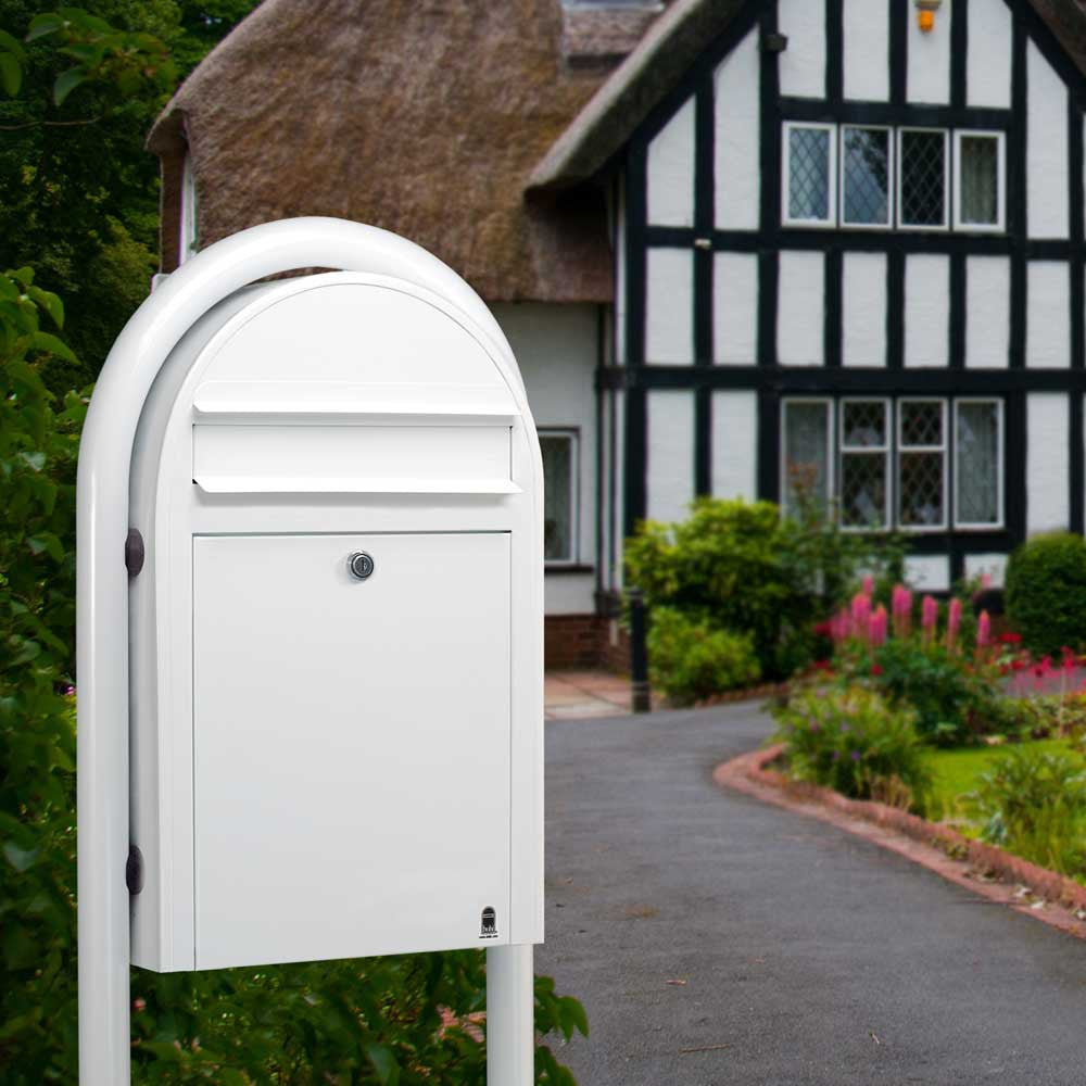 Briefkasten Classic S RAL 9016 weiß