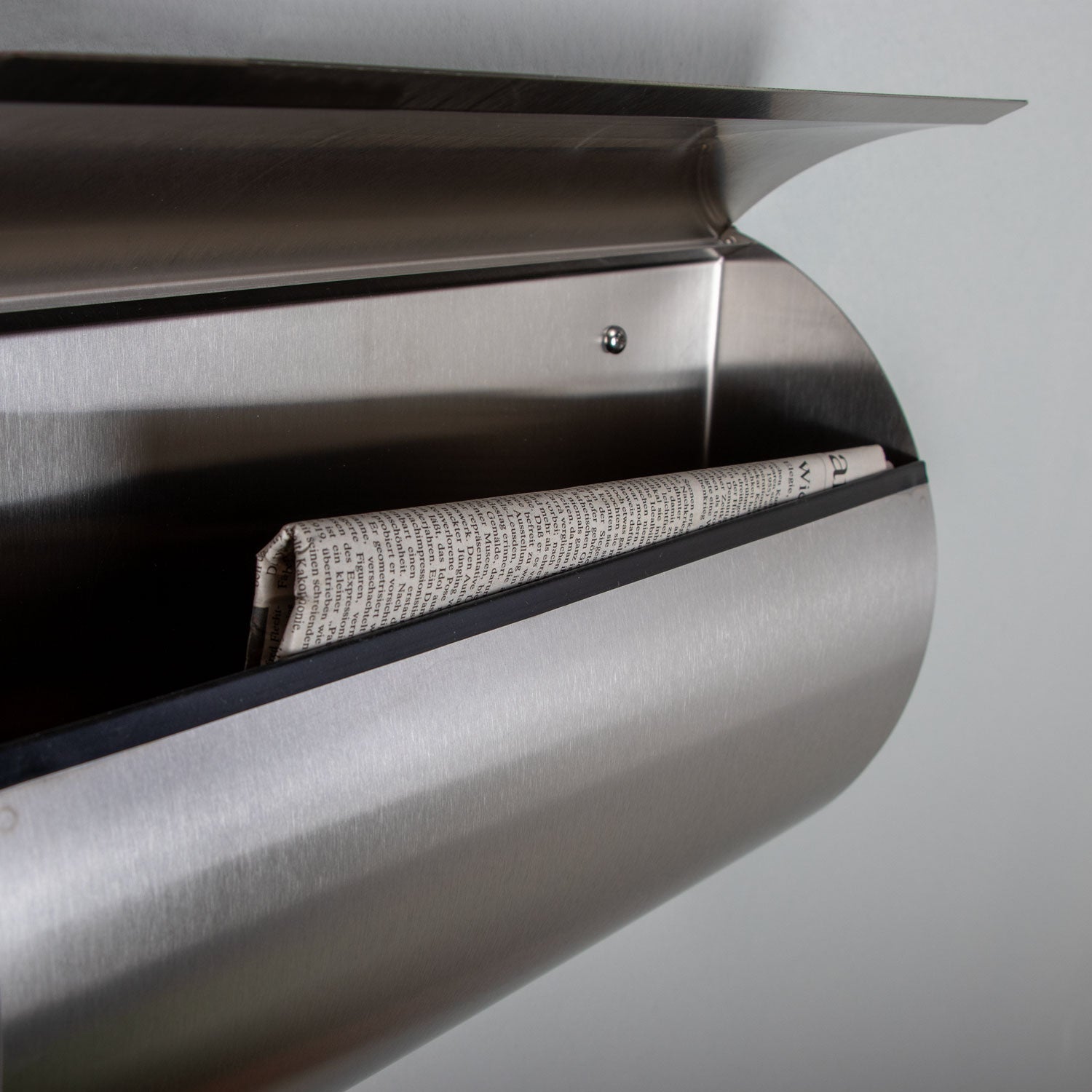 B-Ware Heibi Zeitungskasten TAX aus Edelstahl