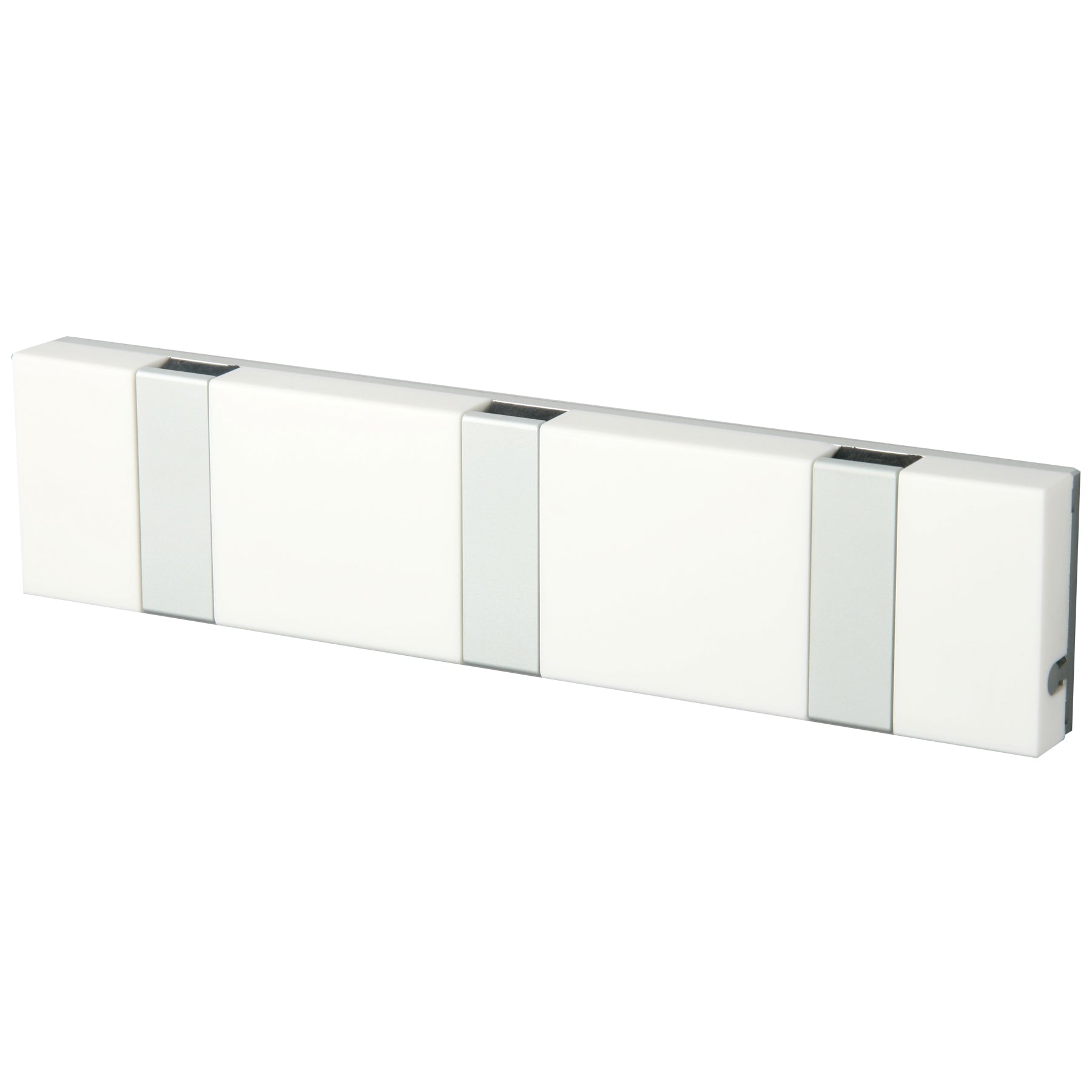 Garderobe Knax Lite 3 weiß Luxus-Hakenleiste für Bad & Küche Länge 20 – MOCAVI