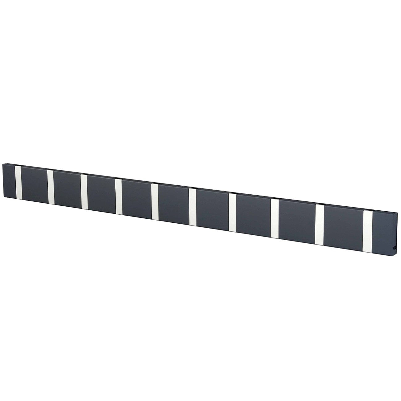 Garderobe Knax 10 anthrazit (Haken klappbar Alu)