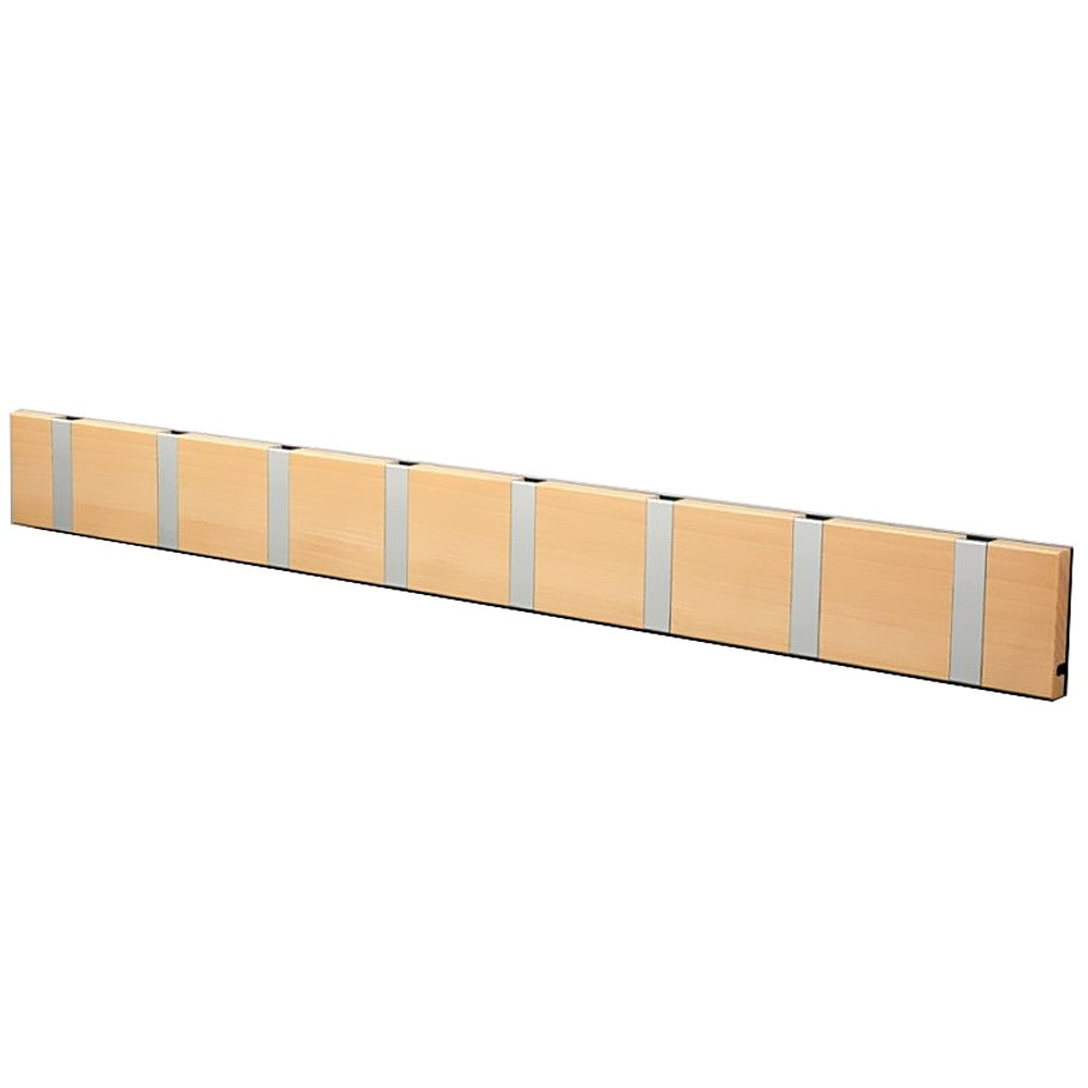Garderobe Knax 8 Buche (Haken klappbar Alu)