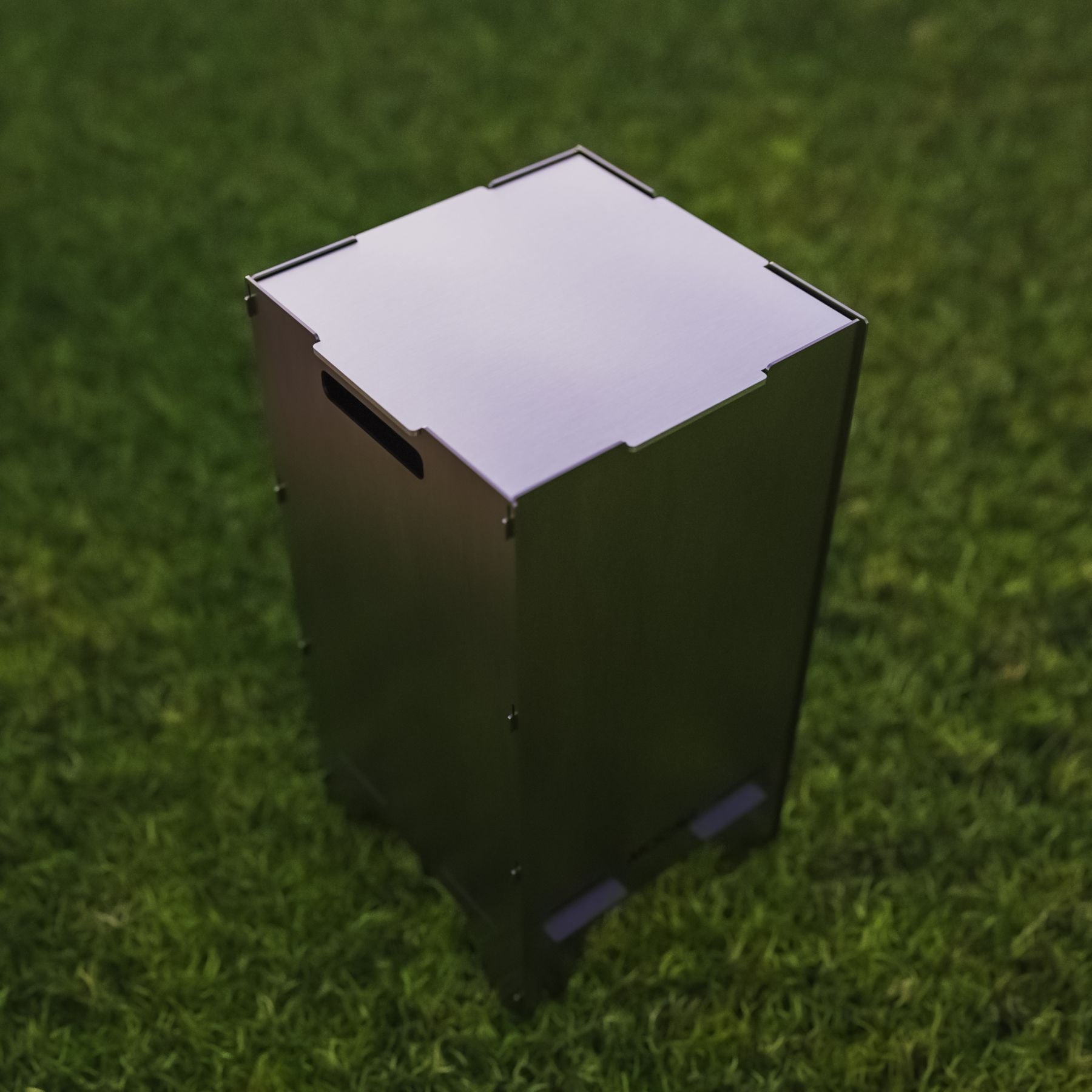 Abdeckplatte Edelstahl für Feuertonne und Feuerkorb