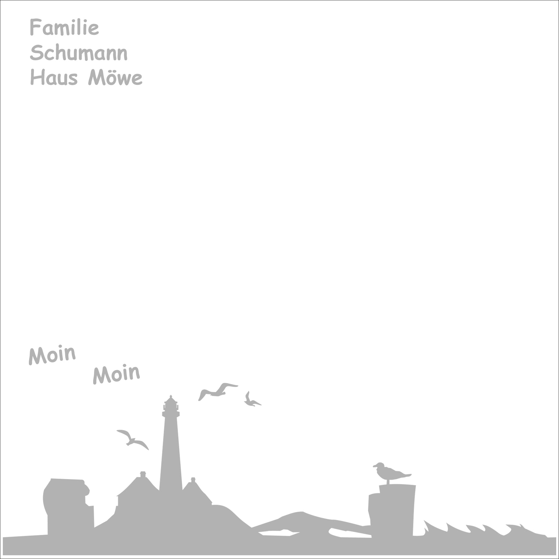 Beschriftung NF11A maritimes Motiv für Box 111