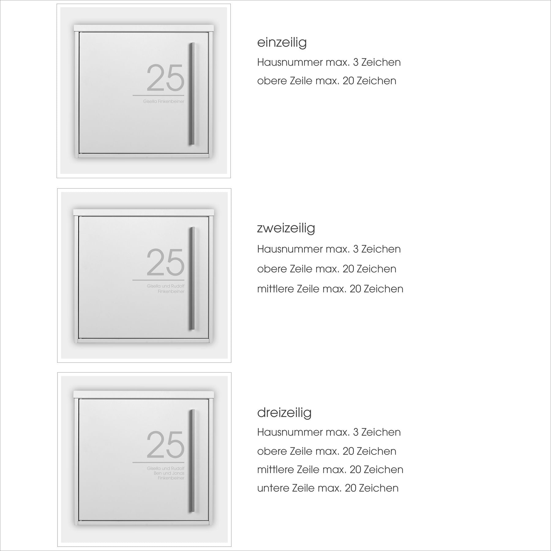 Vielseitig personalisierbar