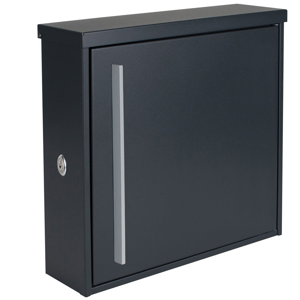B-Ware Box 101R Design-Briefkasten anthrazit-grau (RAL 7016) Postkasten