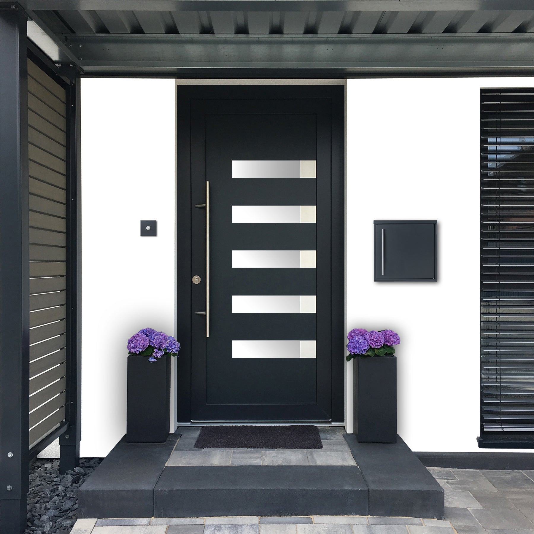 Box 101R anthrazit - Qualitäts Wandbriefkasten