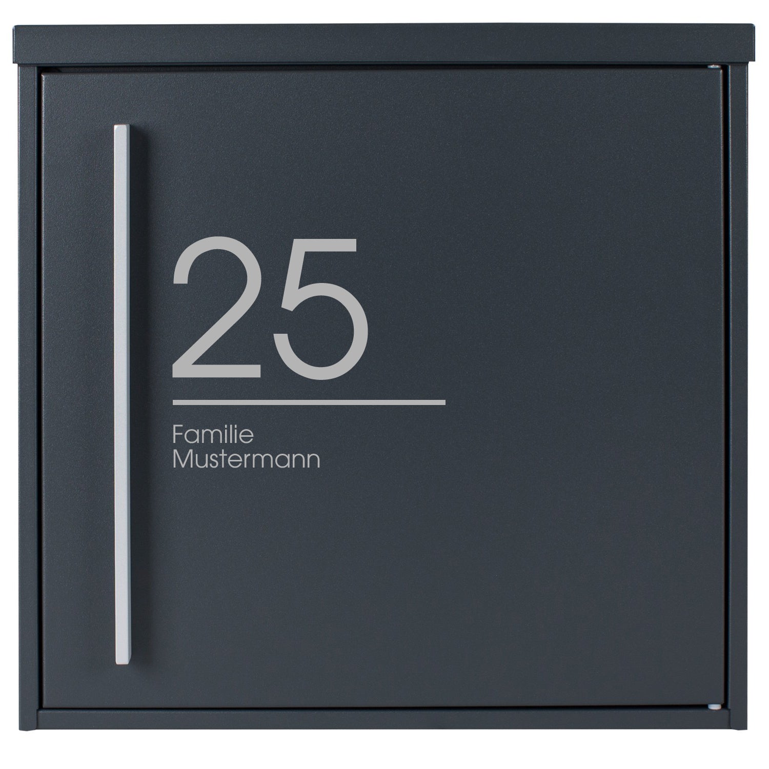 Box 101R anthrazit personalisiert