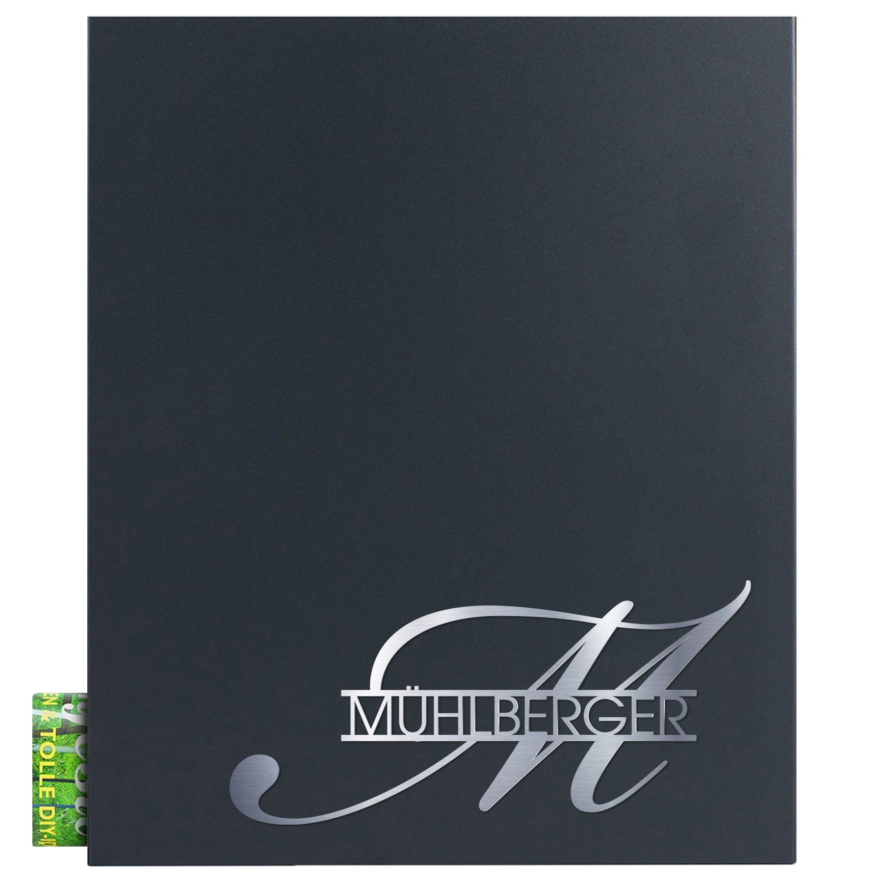 Briefkasten Box 111 Stick801 anthrazit personalisiert