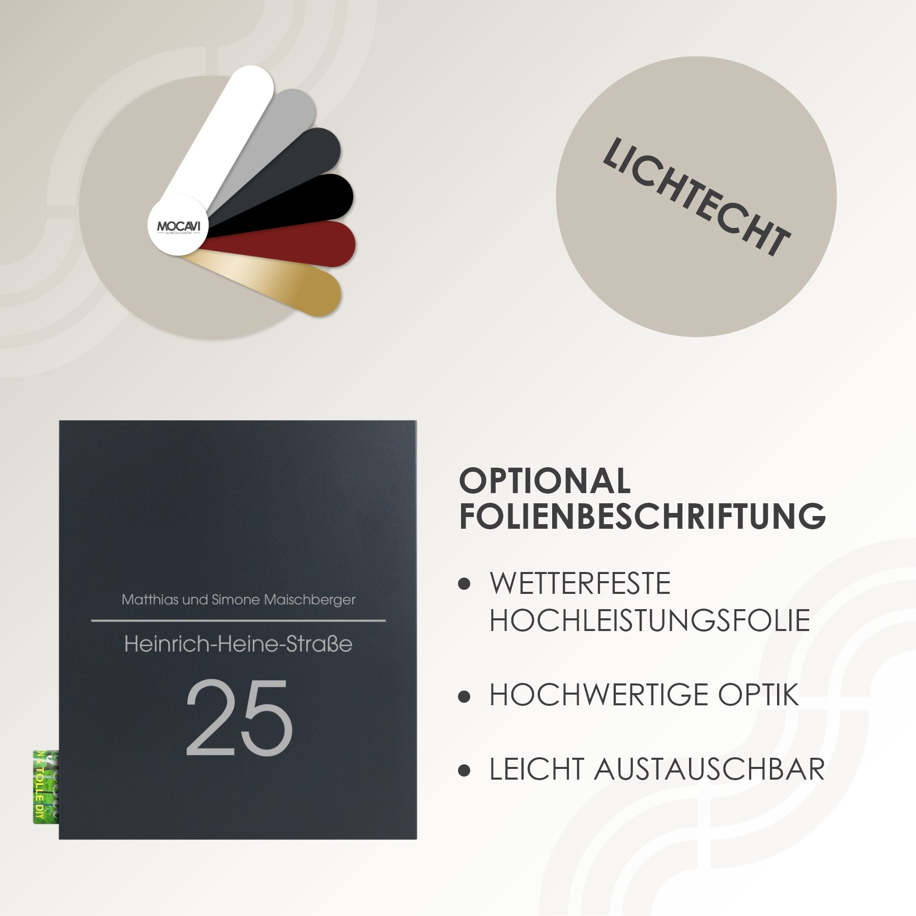 Briefkasten Box 111 anthrazit