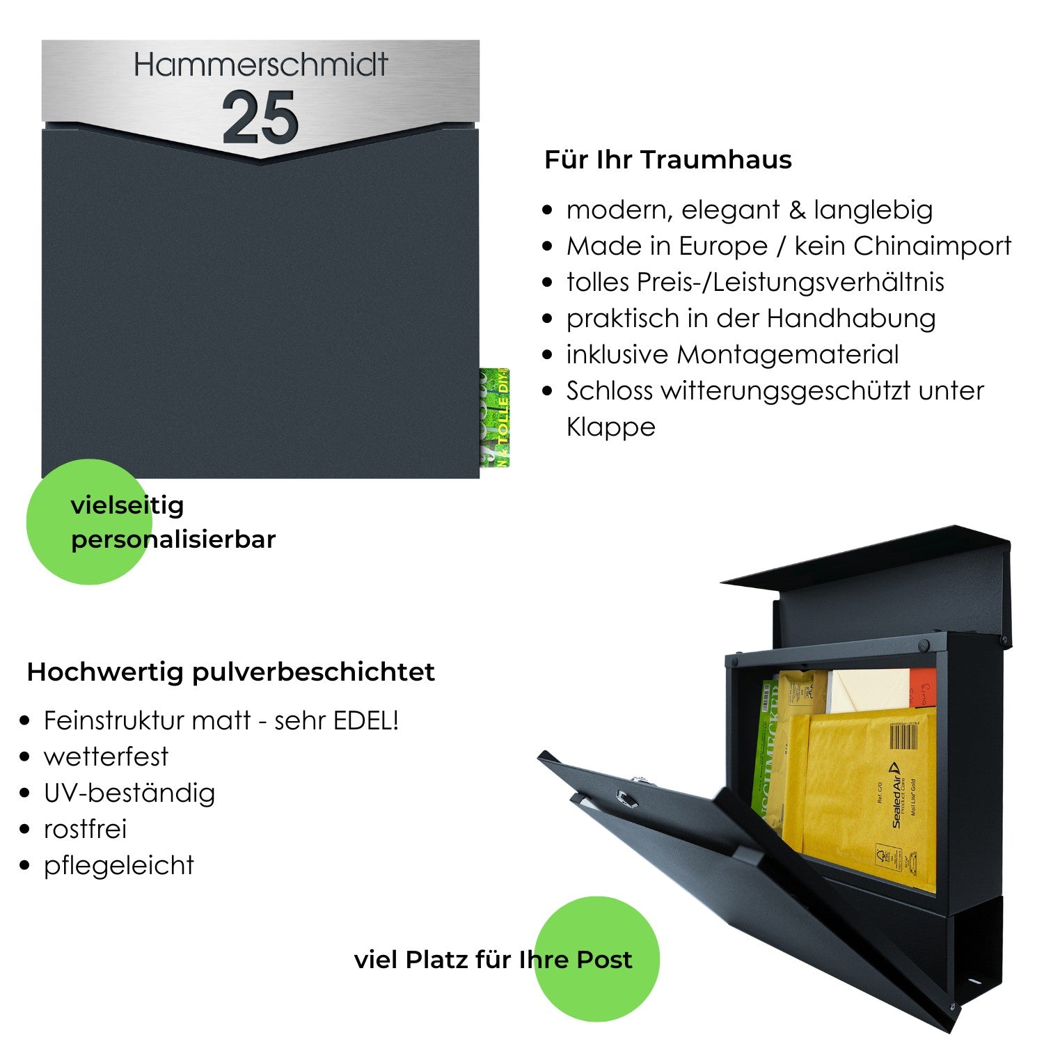 Vielseitig personalisierbar-hochwertig und langlebig
