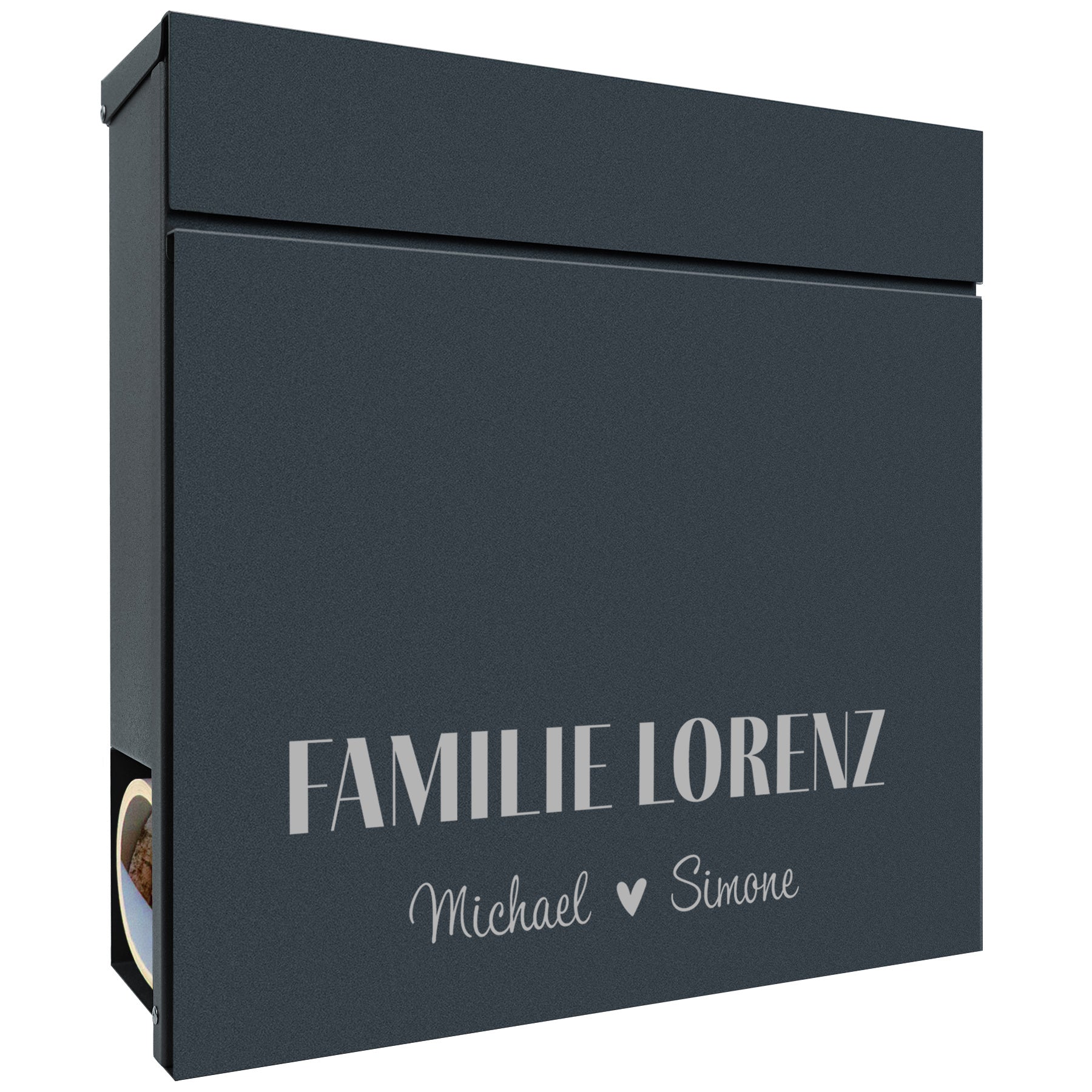 Postkasten mit Wunschpersonalisierung