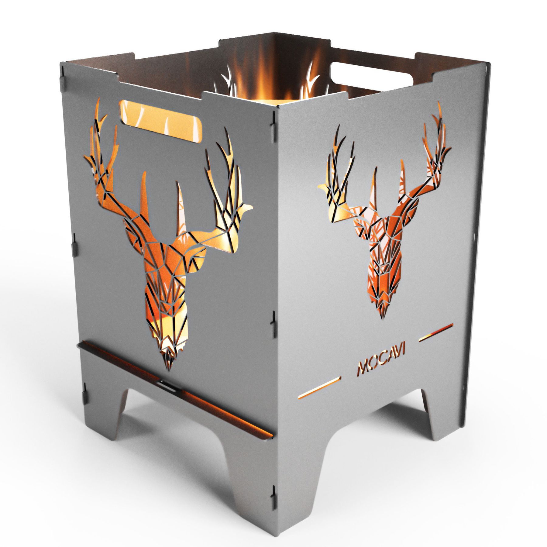 Edelstahl Feuerkorb Deer 52 cm | 3 mm V2A