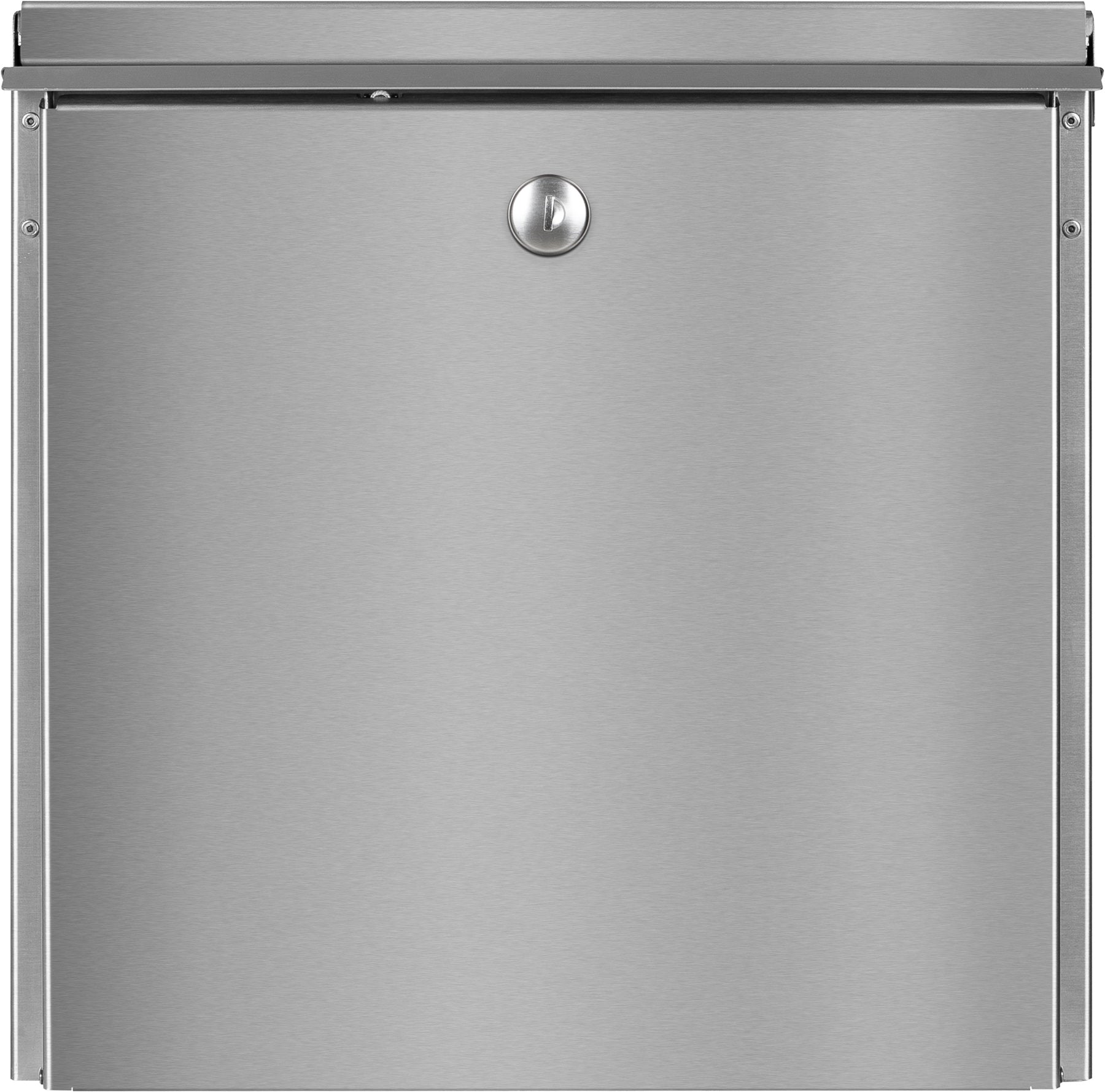 Zaunbriefkasten Edelstahl Entnahme hinten