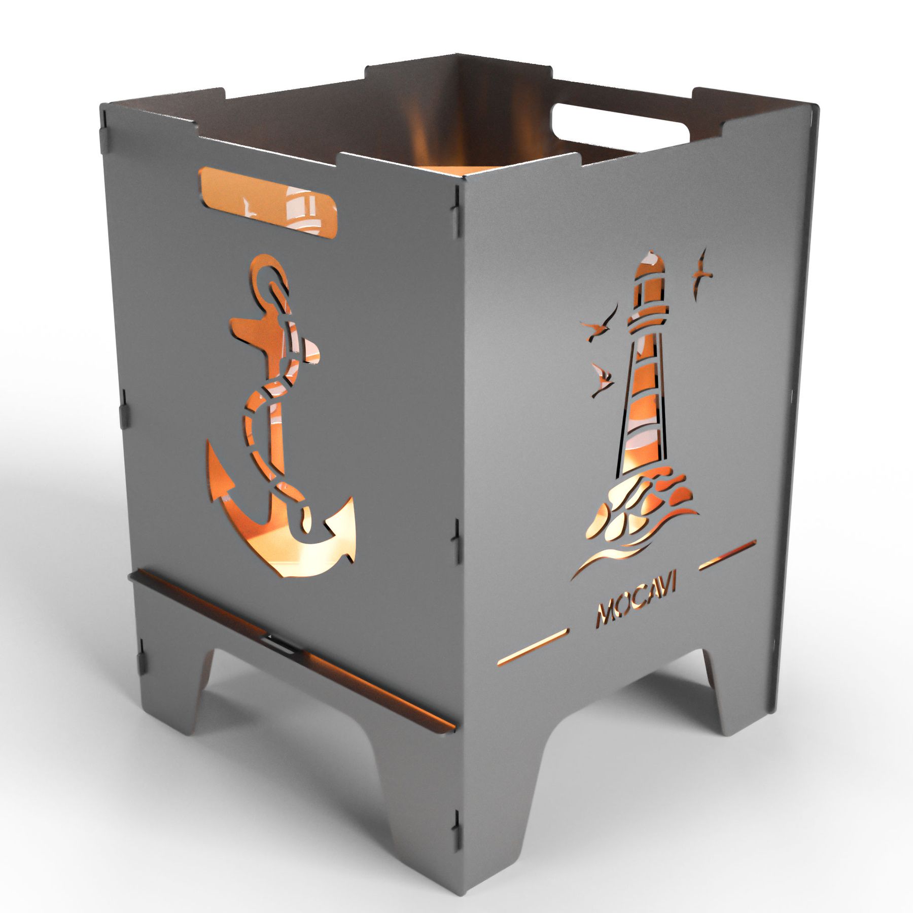 Feuerkorb Maritim 52 cm | 3 mm Stahl