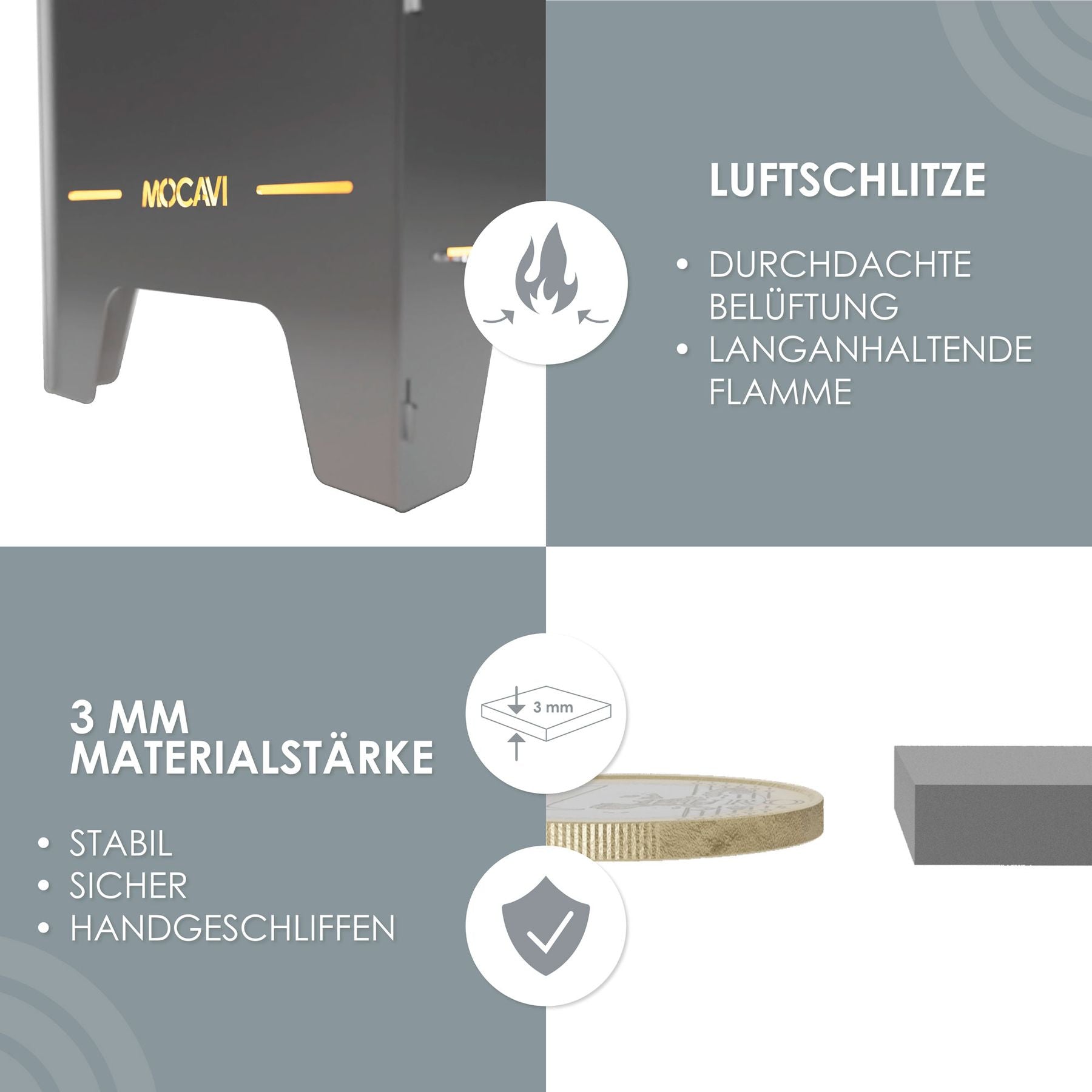 Feuerkorb Vakantie 52 cm | 3 mm Stahl