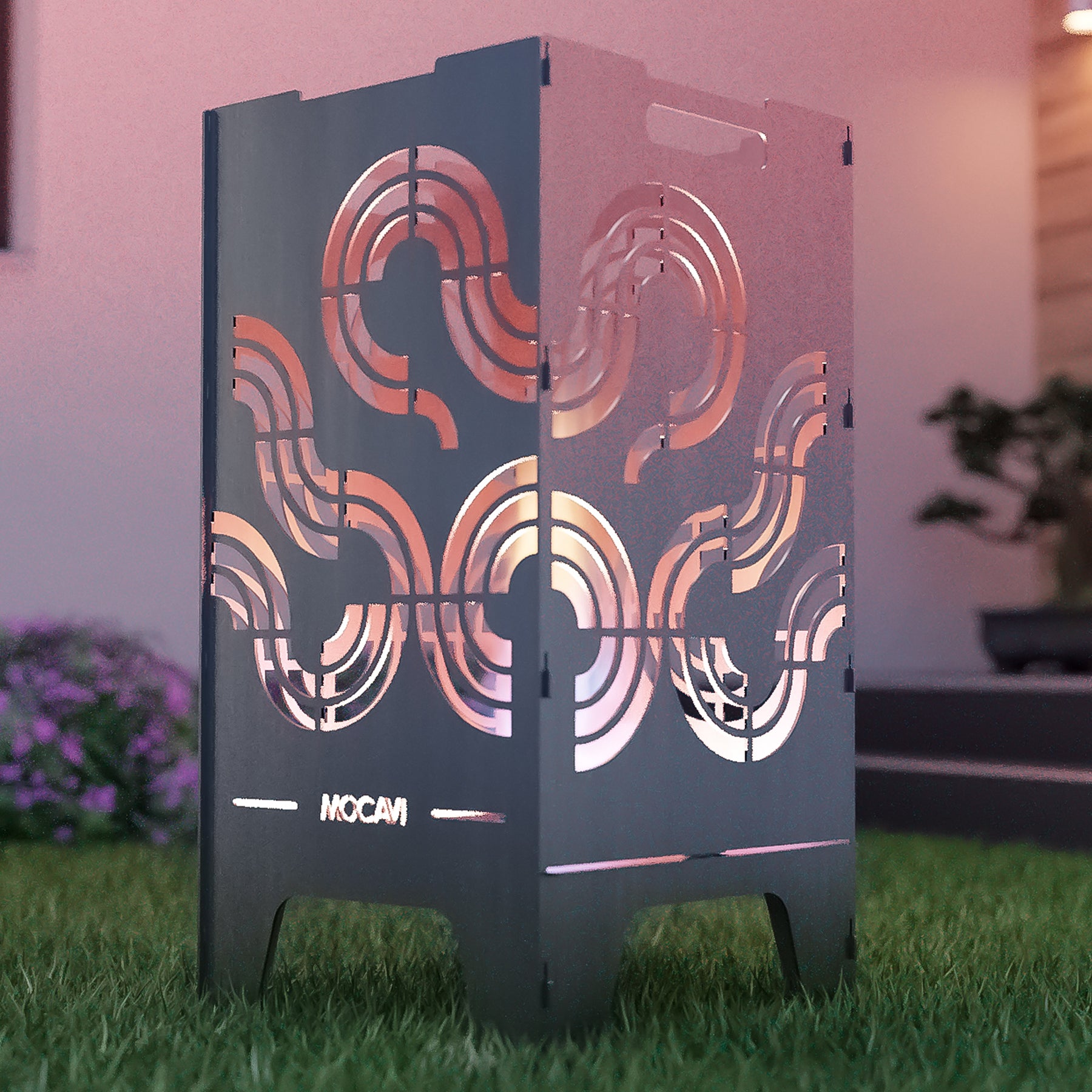 Feuertonne MOCAVI Fire - Qualitätsstahl Made in Germany - robust, sicher und massiv