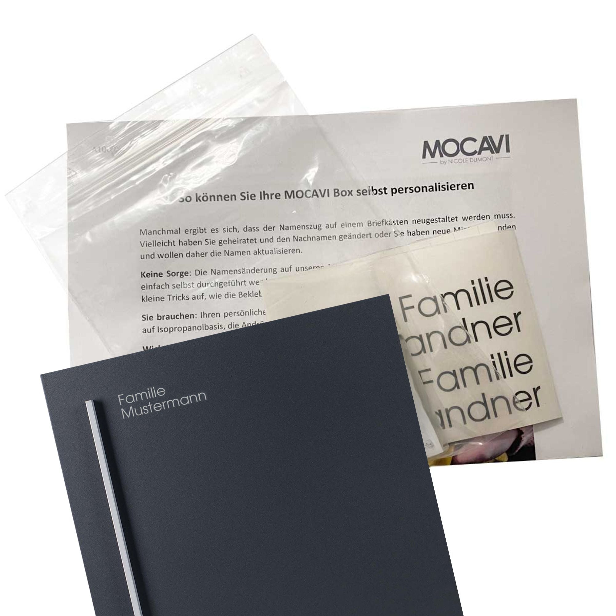 Folienbeschriftung Anpassungs-Set