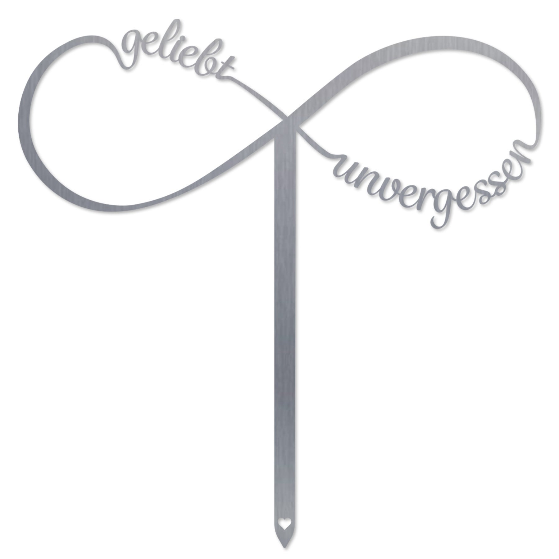 Grabstecker Unendlich Edelstahl