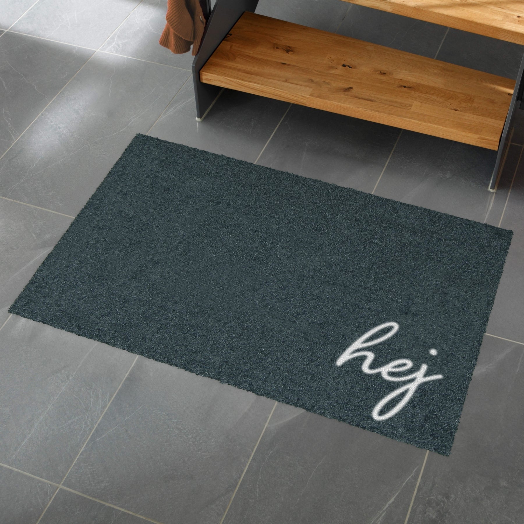 Schmutzfangmatte Eingang und außen skandinavisch