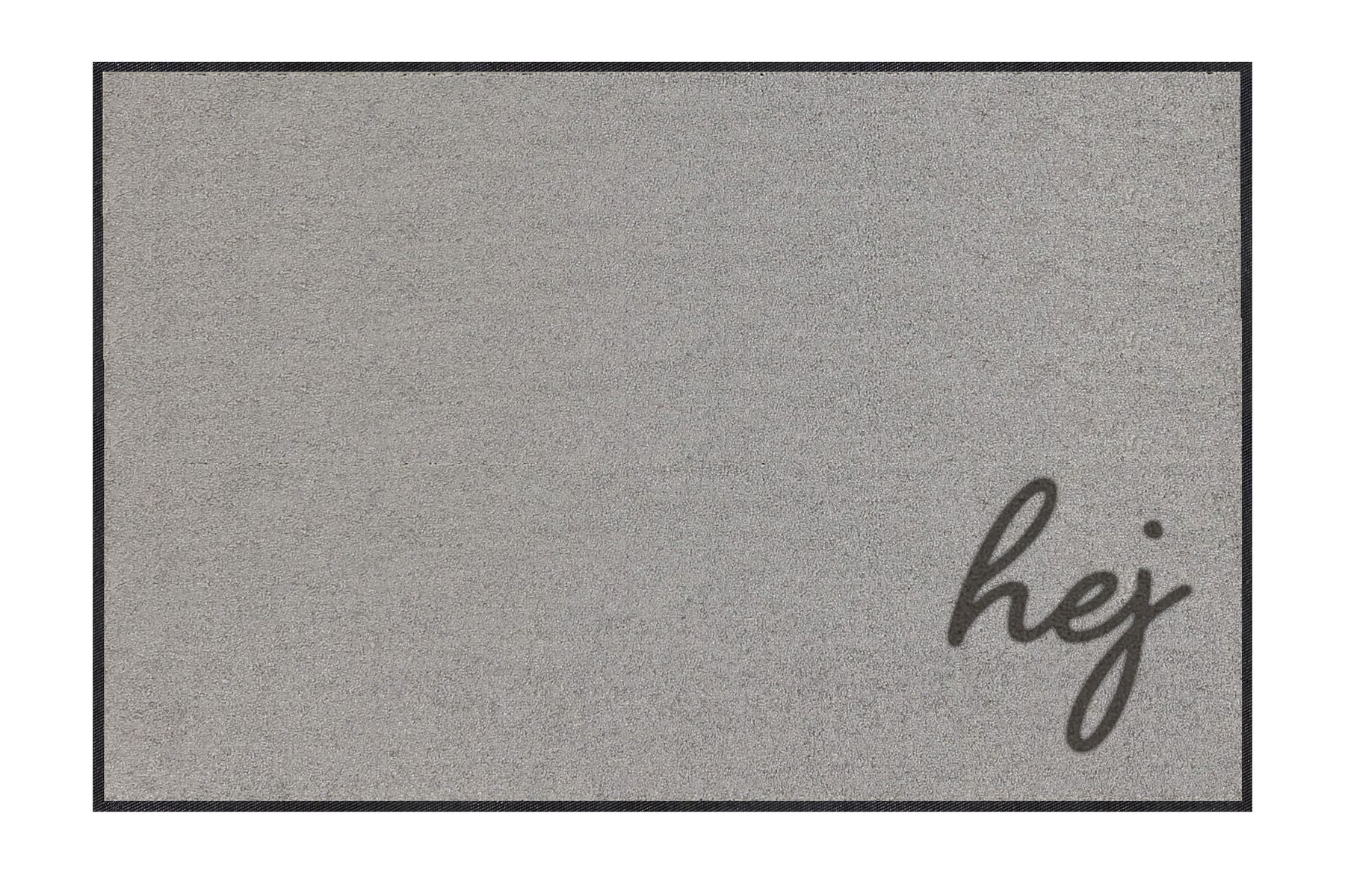 Fußmatte 45x70 Mat Hej hellgrau