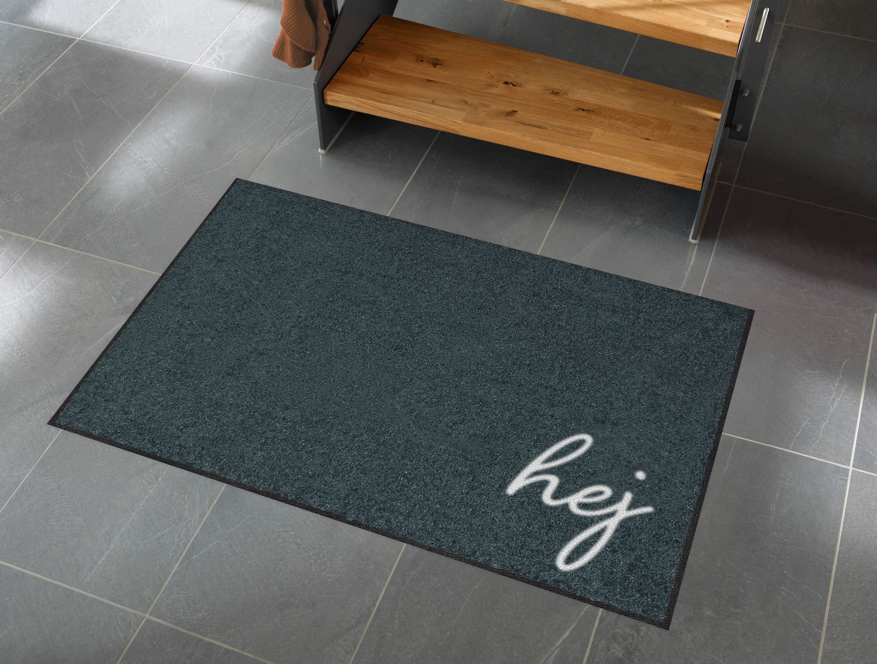 Fußmatte 60x85 Mat Hej anthrazit