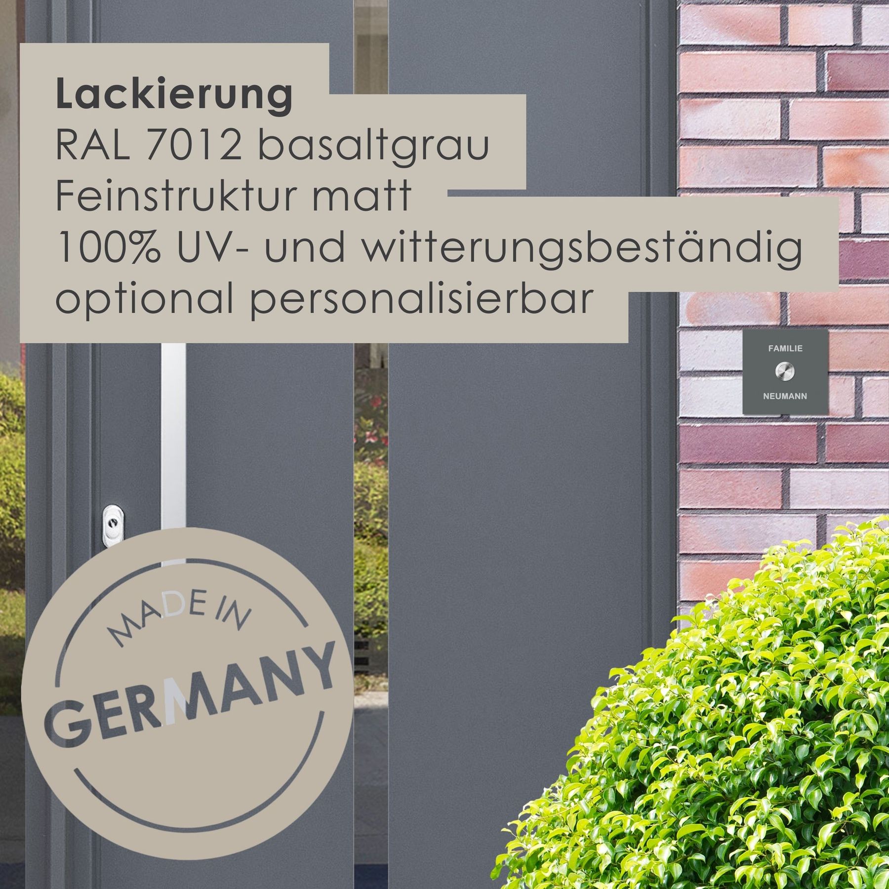 Türklingel MO-Ring 186 grau