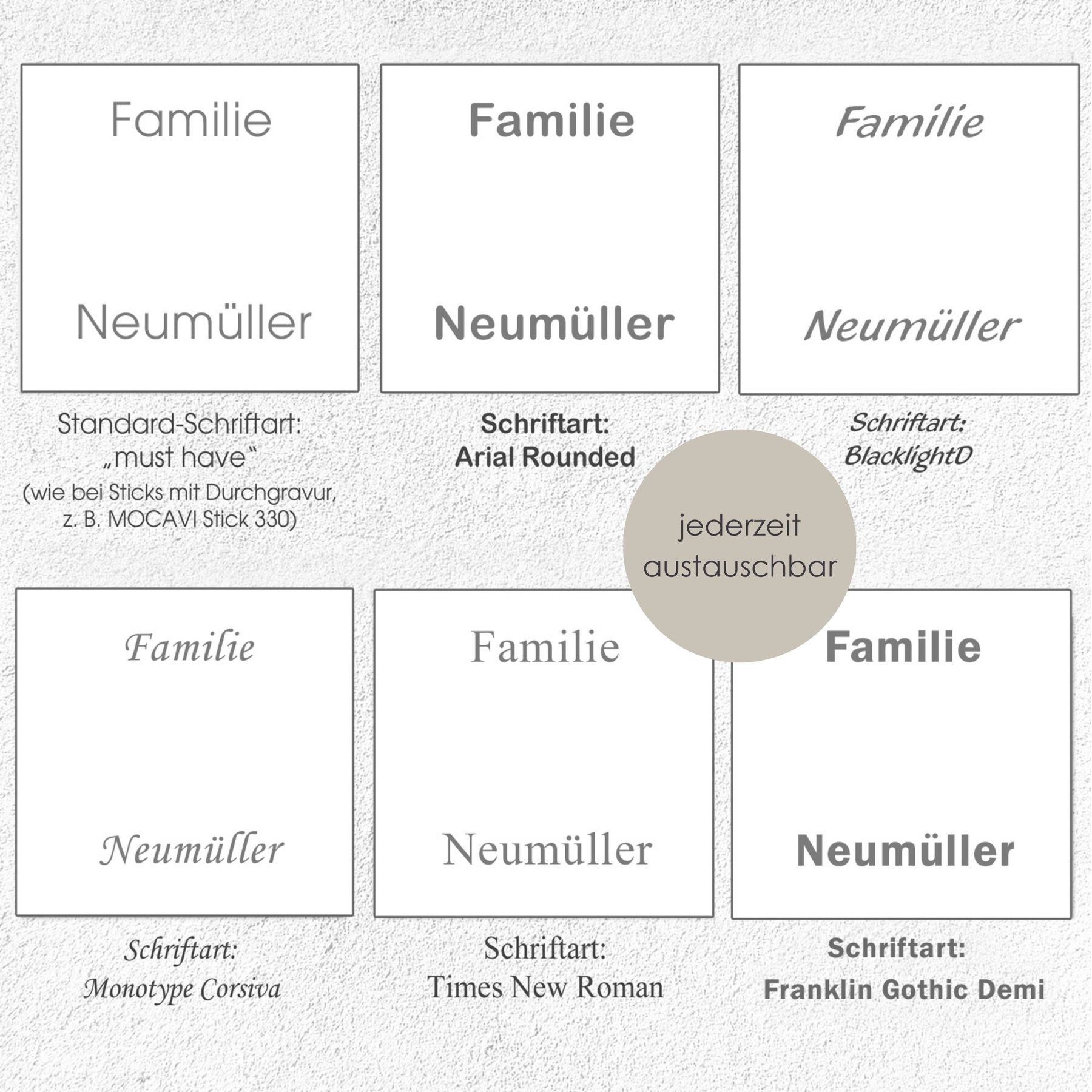 Türklingel MO-Ring 186 Nf20 grau personalisiert