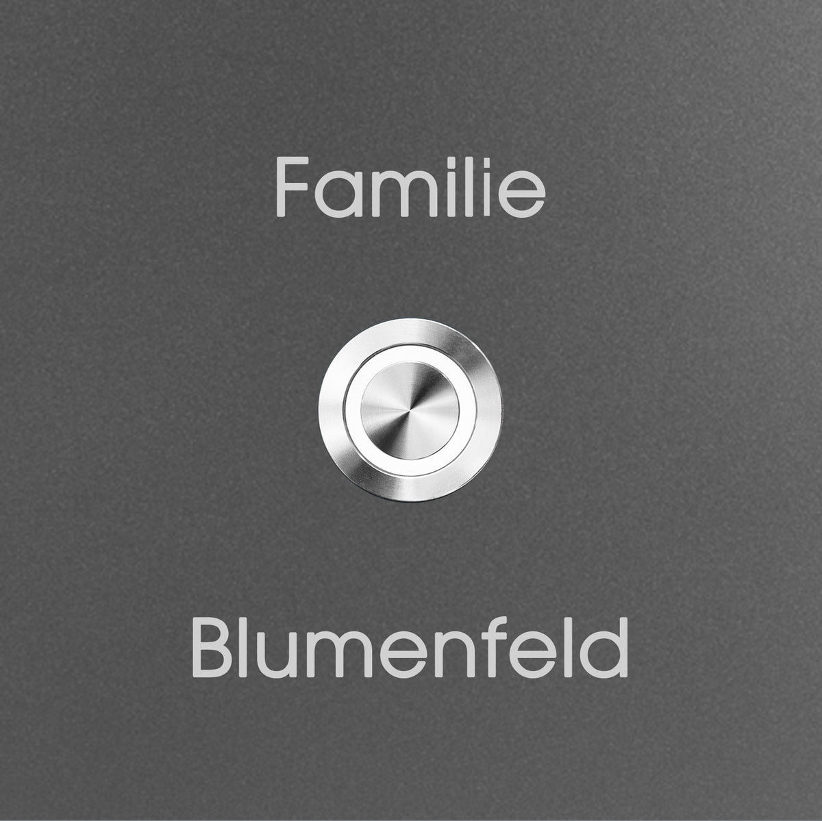 Türklingel MO-Ring 187 Nf20 graualuminium LED personalisiert