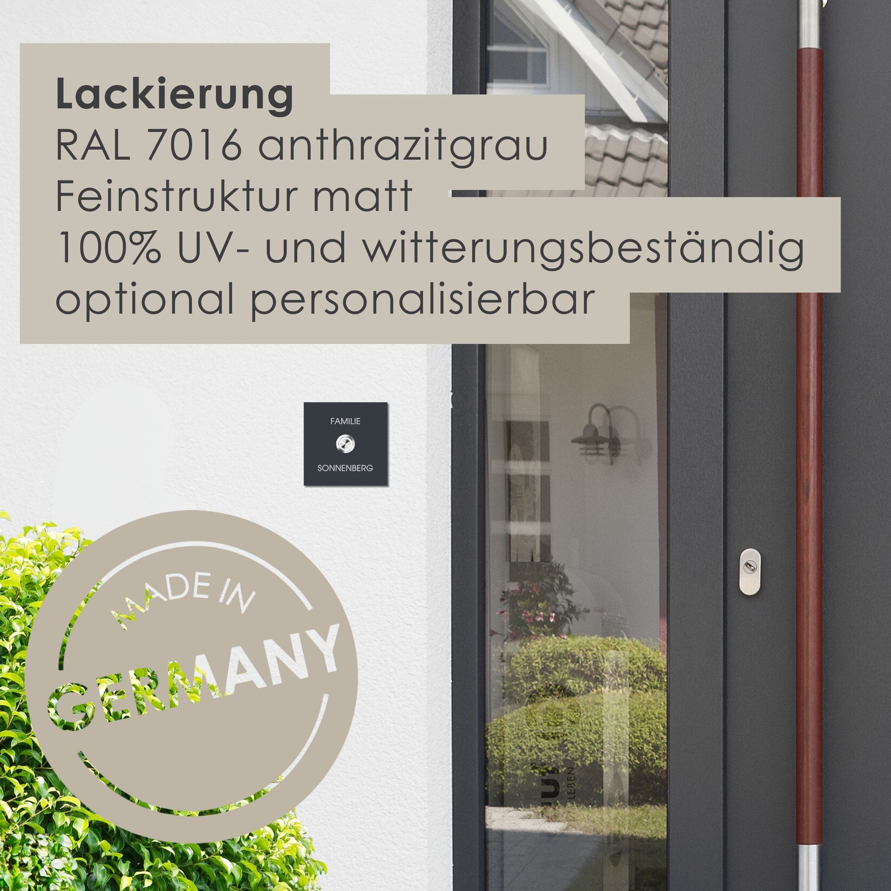 Ring 187 Lackierung RAL 7016