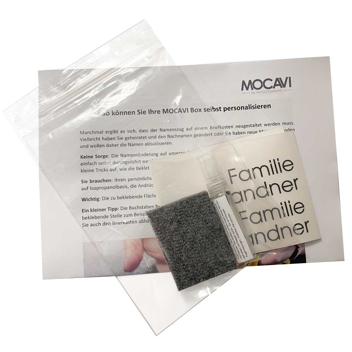 Service Pack Folienbeschriftung Material
