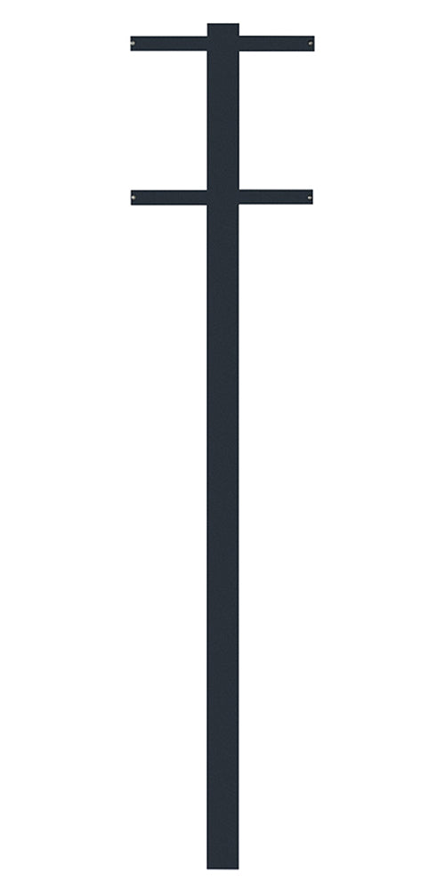 B-Ware MOCAVI Stand 310 Briefkasten-Ständer anthrazit-grau (RAL 7016) Standfuß zum Einbetonieren matt