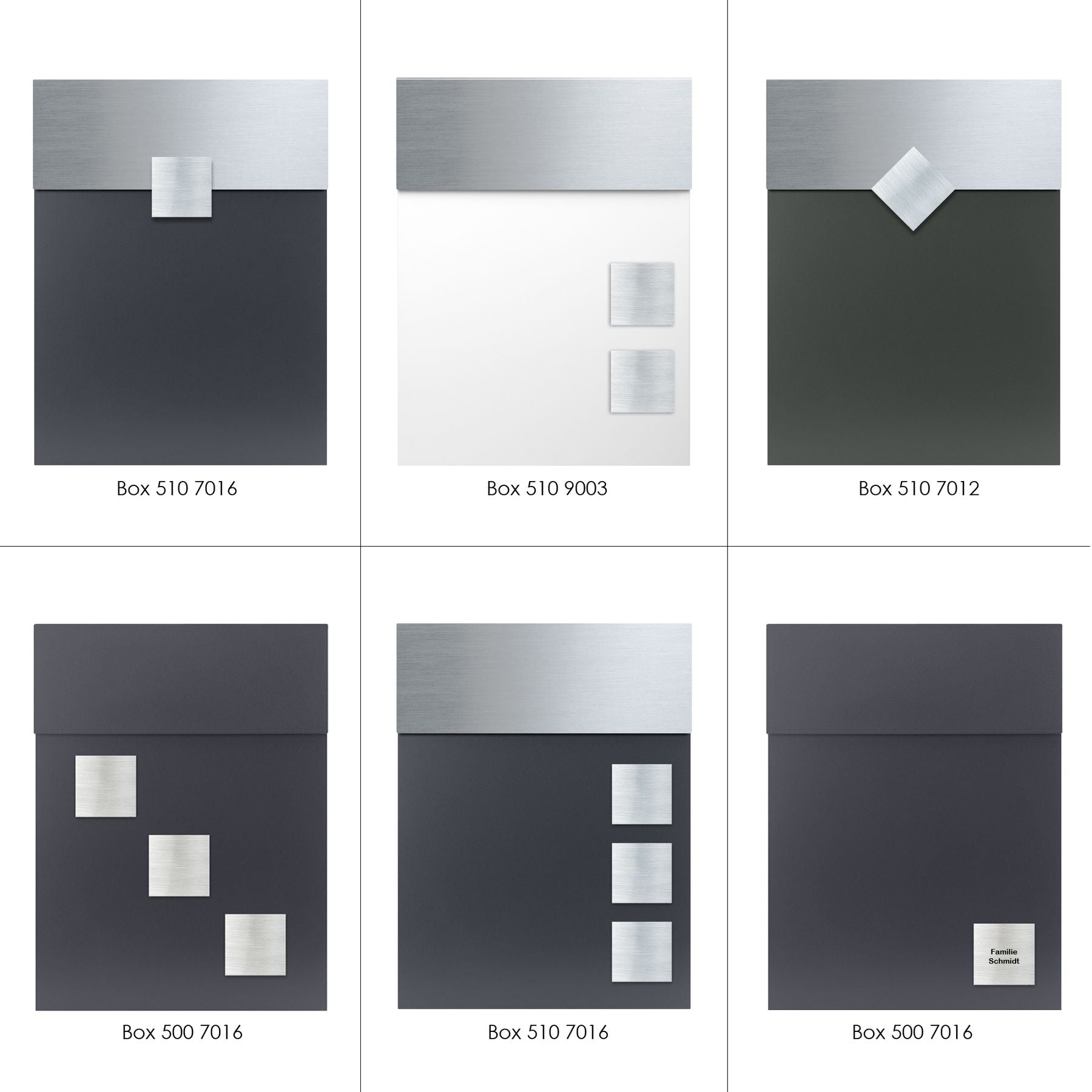 Edelstahlschild Stick150