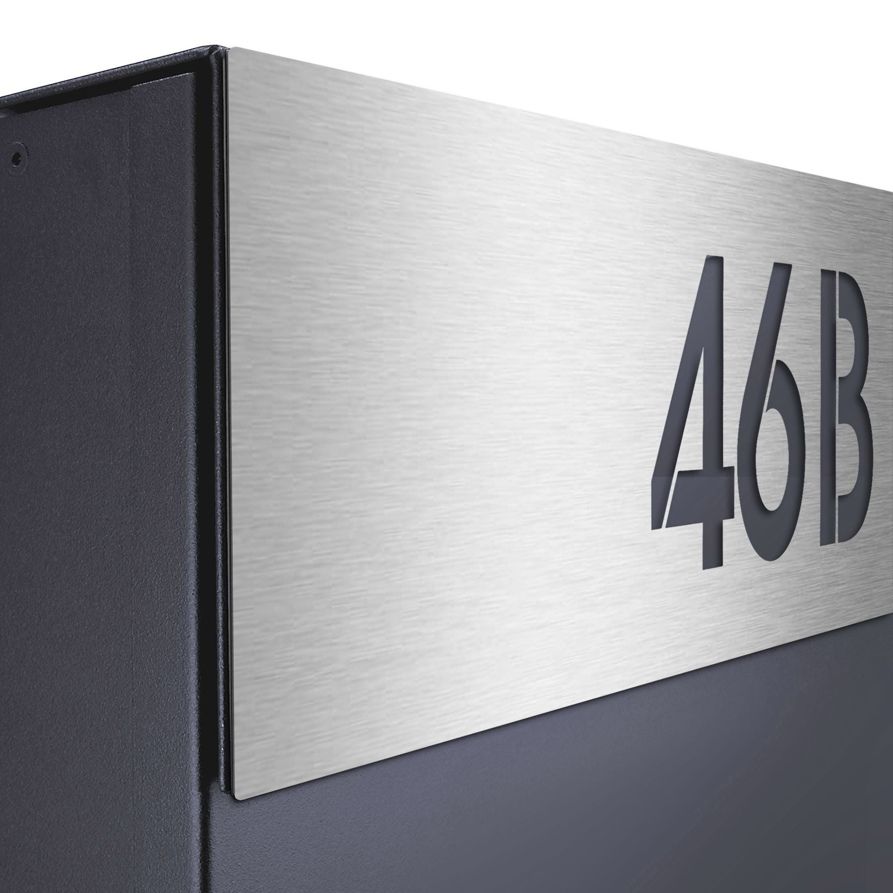 Edelstahlschild Stick210