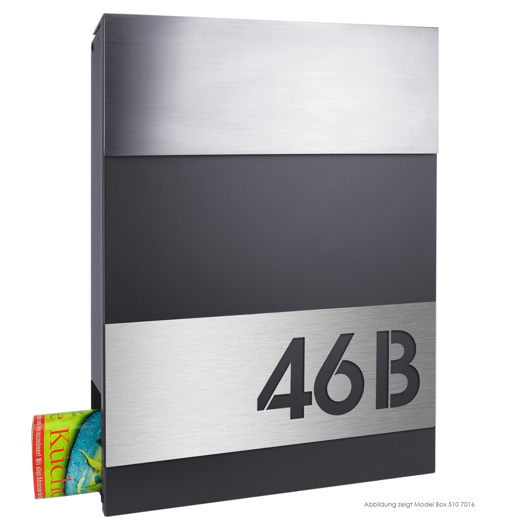 Edelstahlschild Stick210