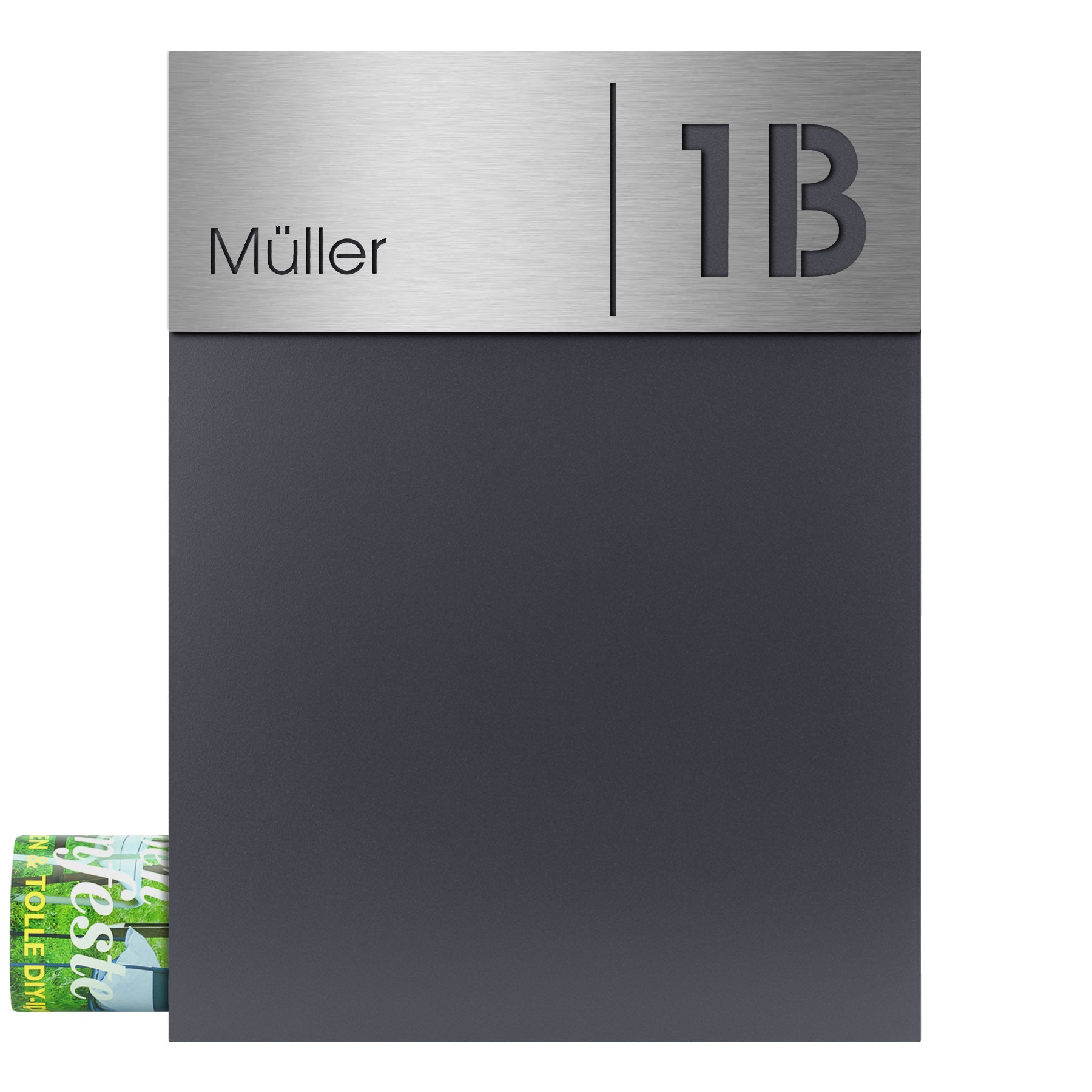 Edelstahlschild Stick230