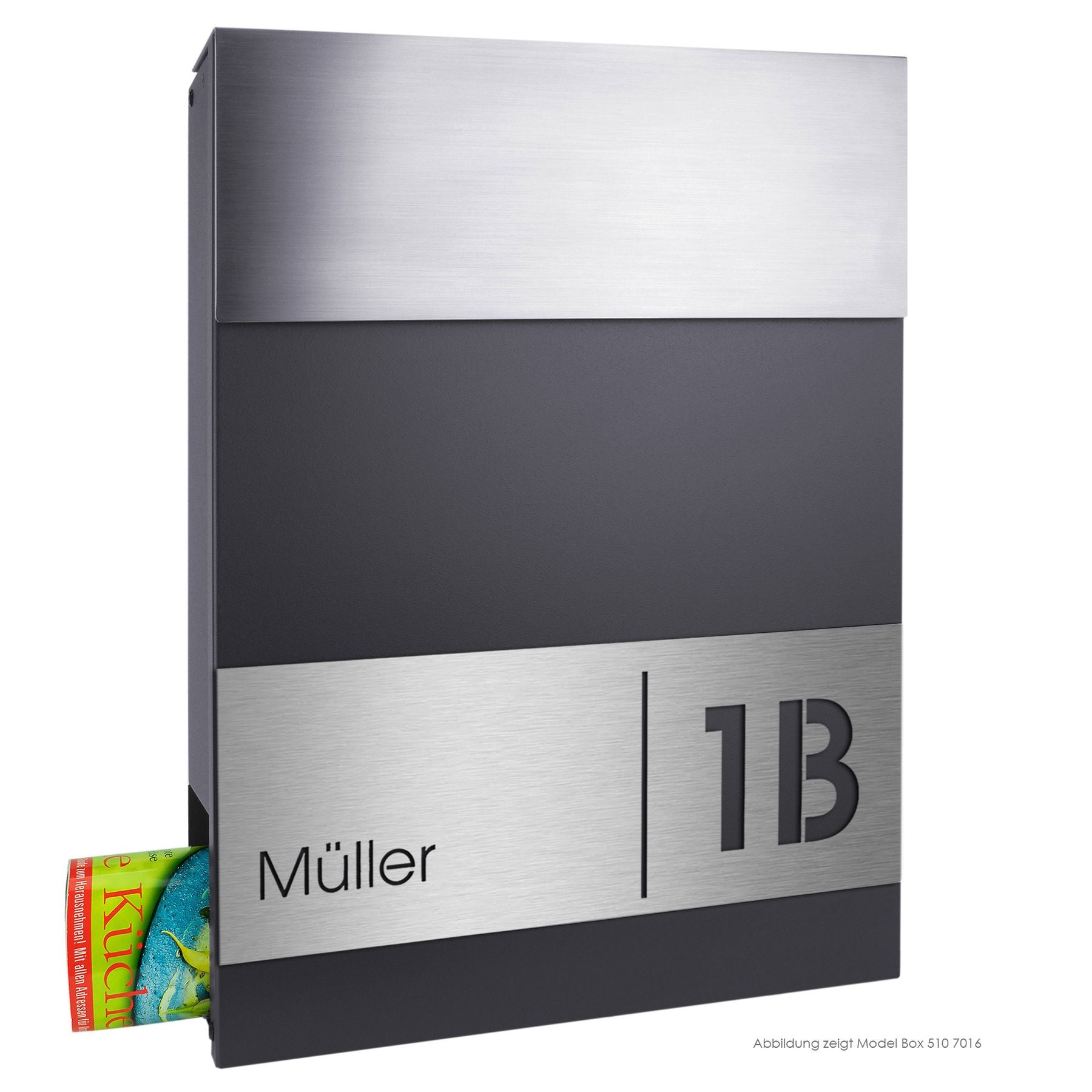 Edelstahlschild Stick230