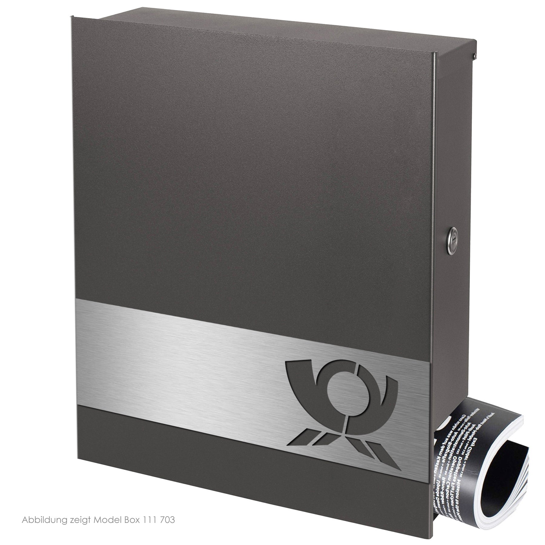 Edelstahlschild Stick360