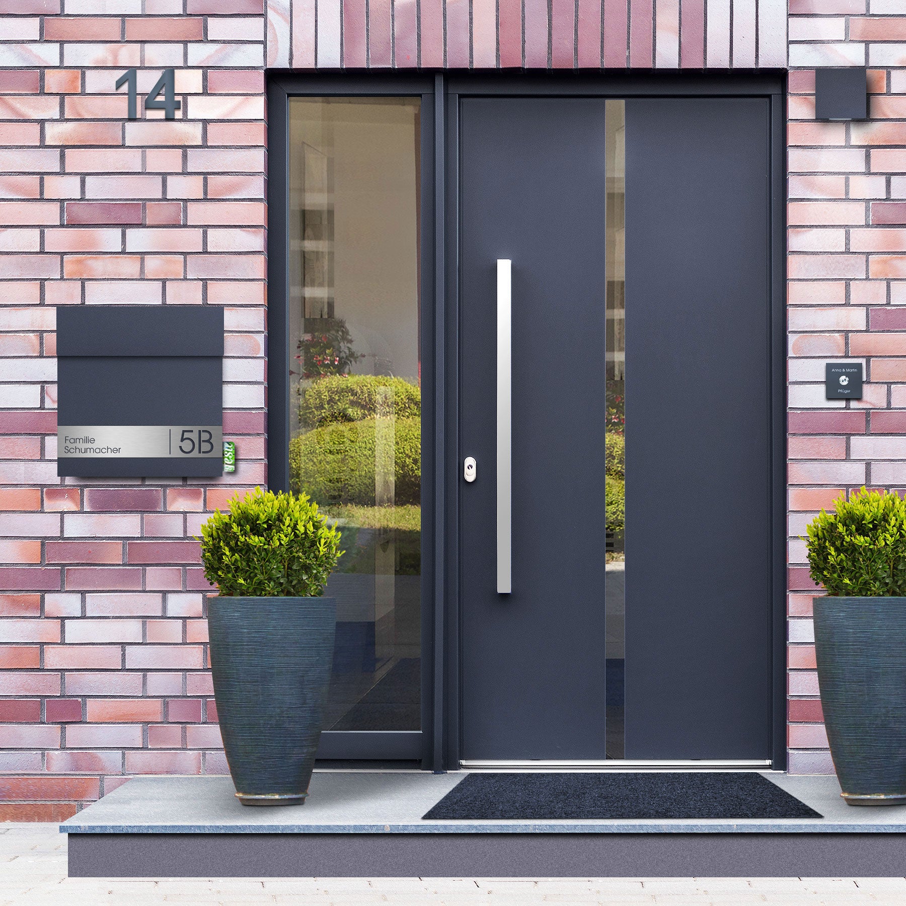 Edelstahlschild Stick271