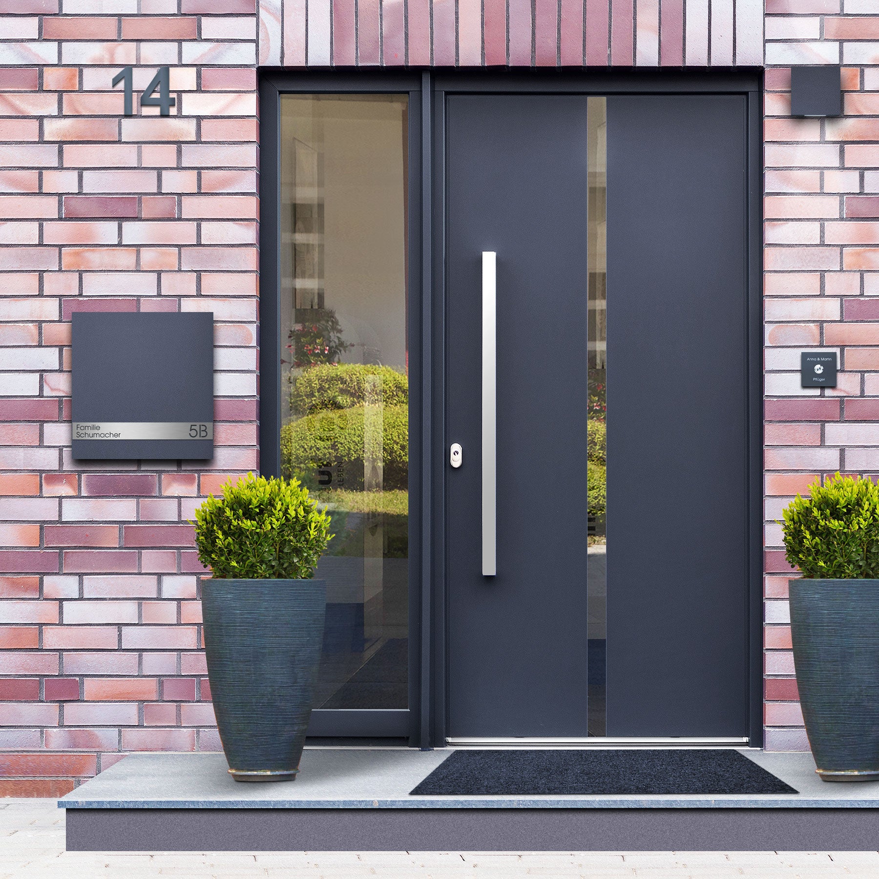 Edelstahlschild Stick281