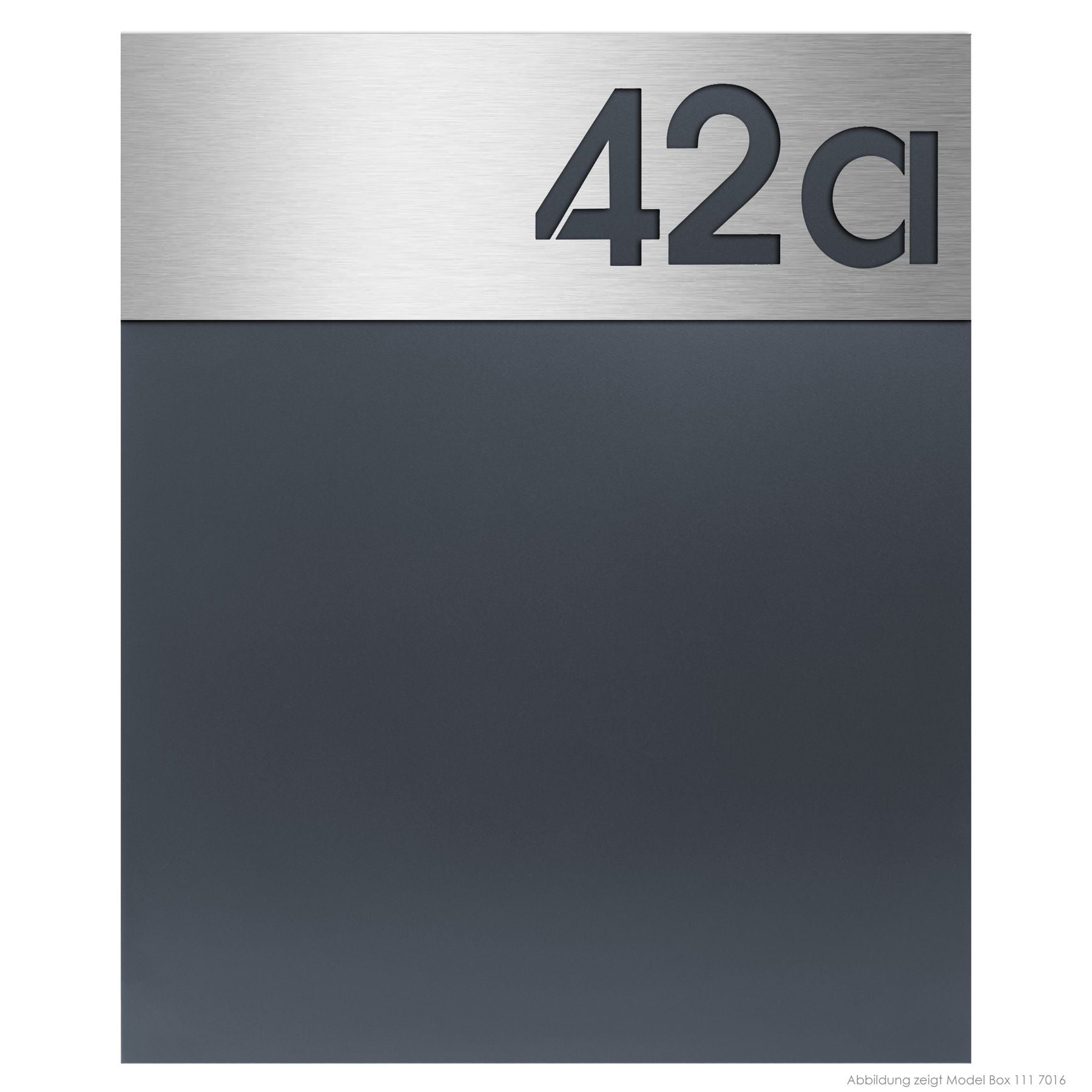 Edelstahlschild Stick310