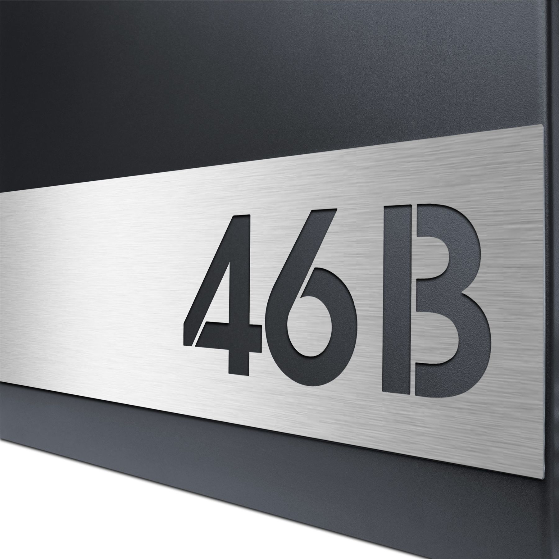 Edelstahlschild Stick310