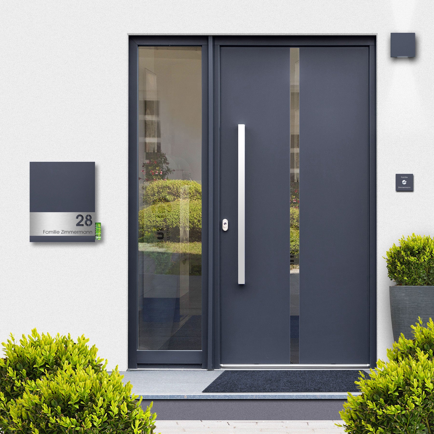 Edelstahlschild Stick332