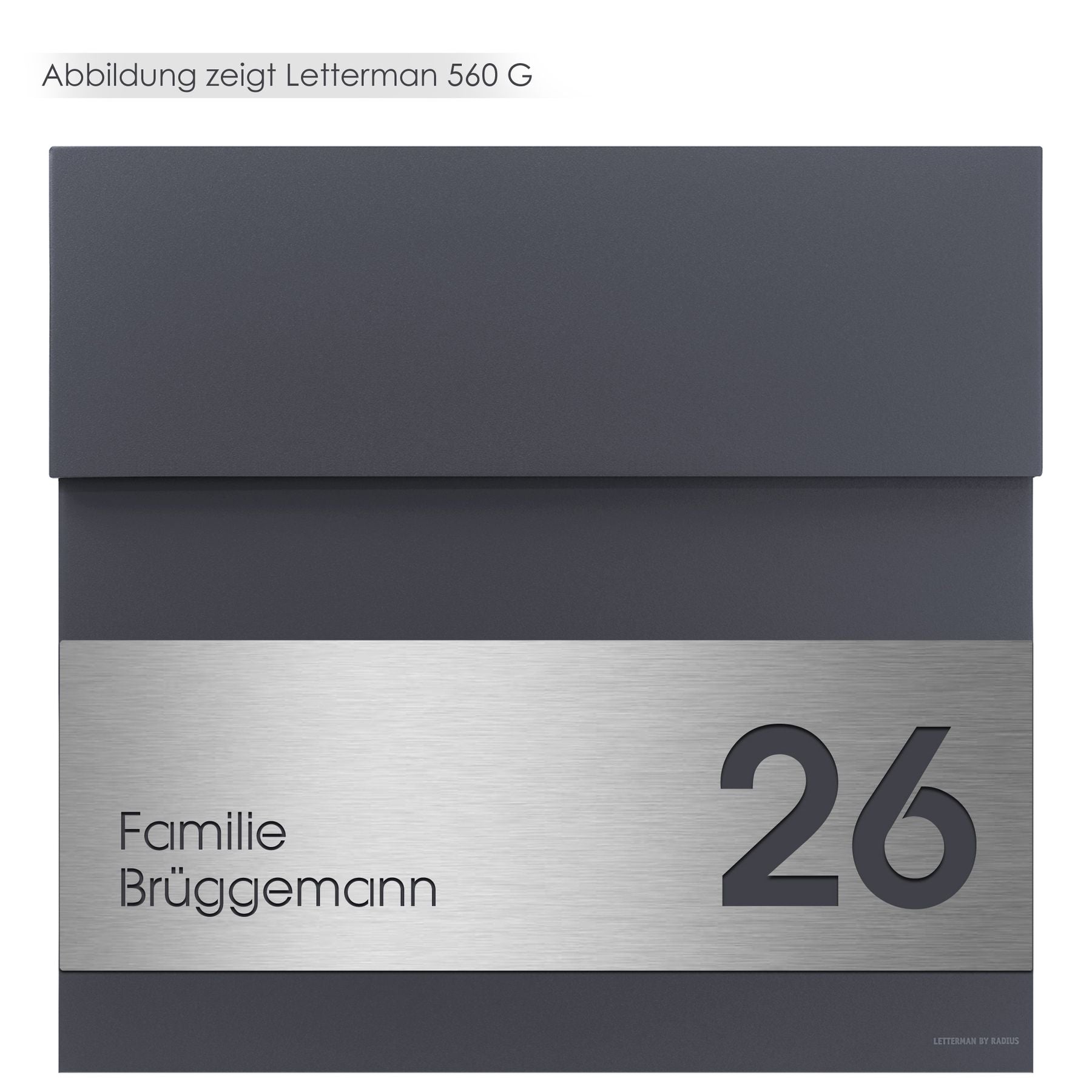 Edelstahlschild Stick435