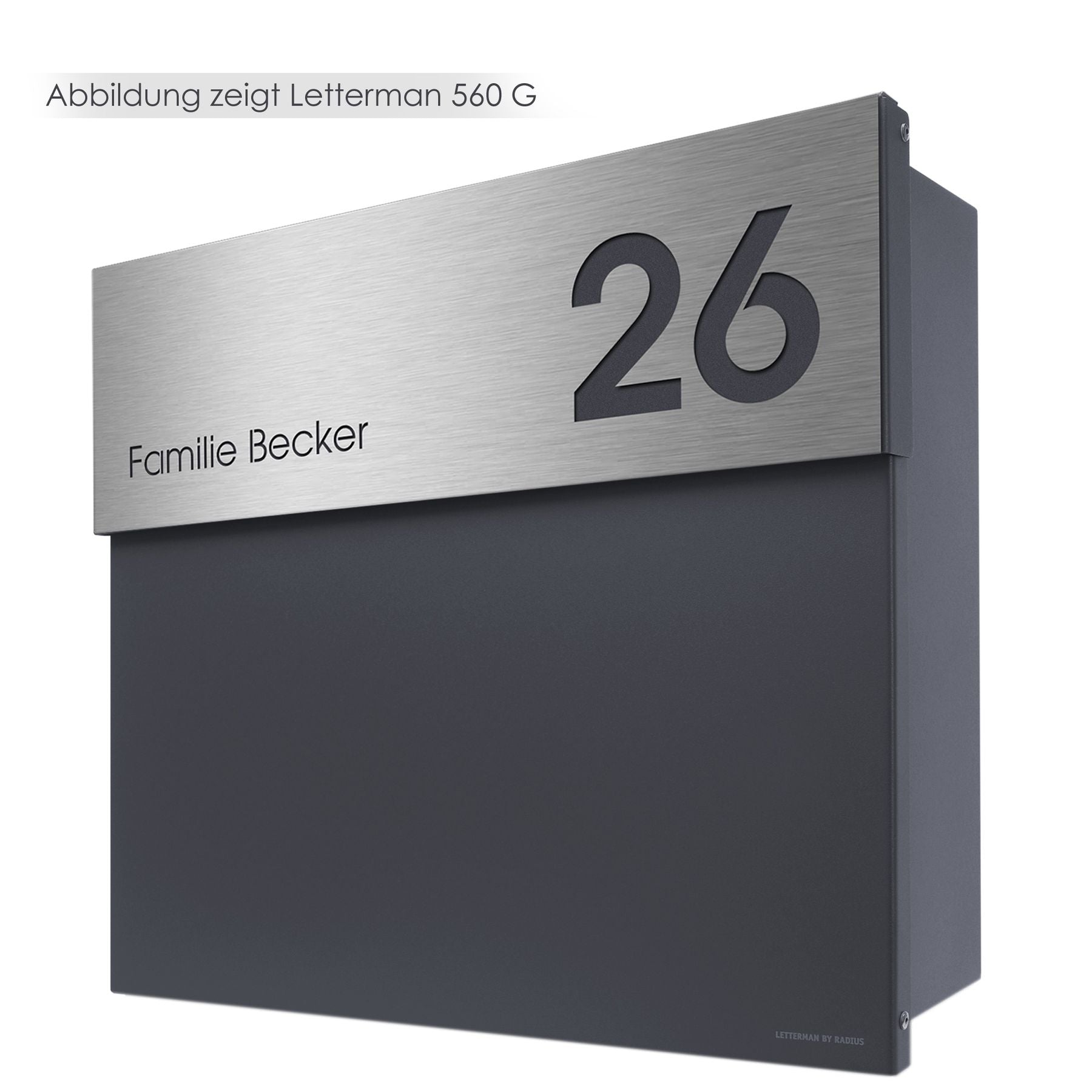 Edelstahlschild Stick435