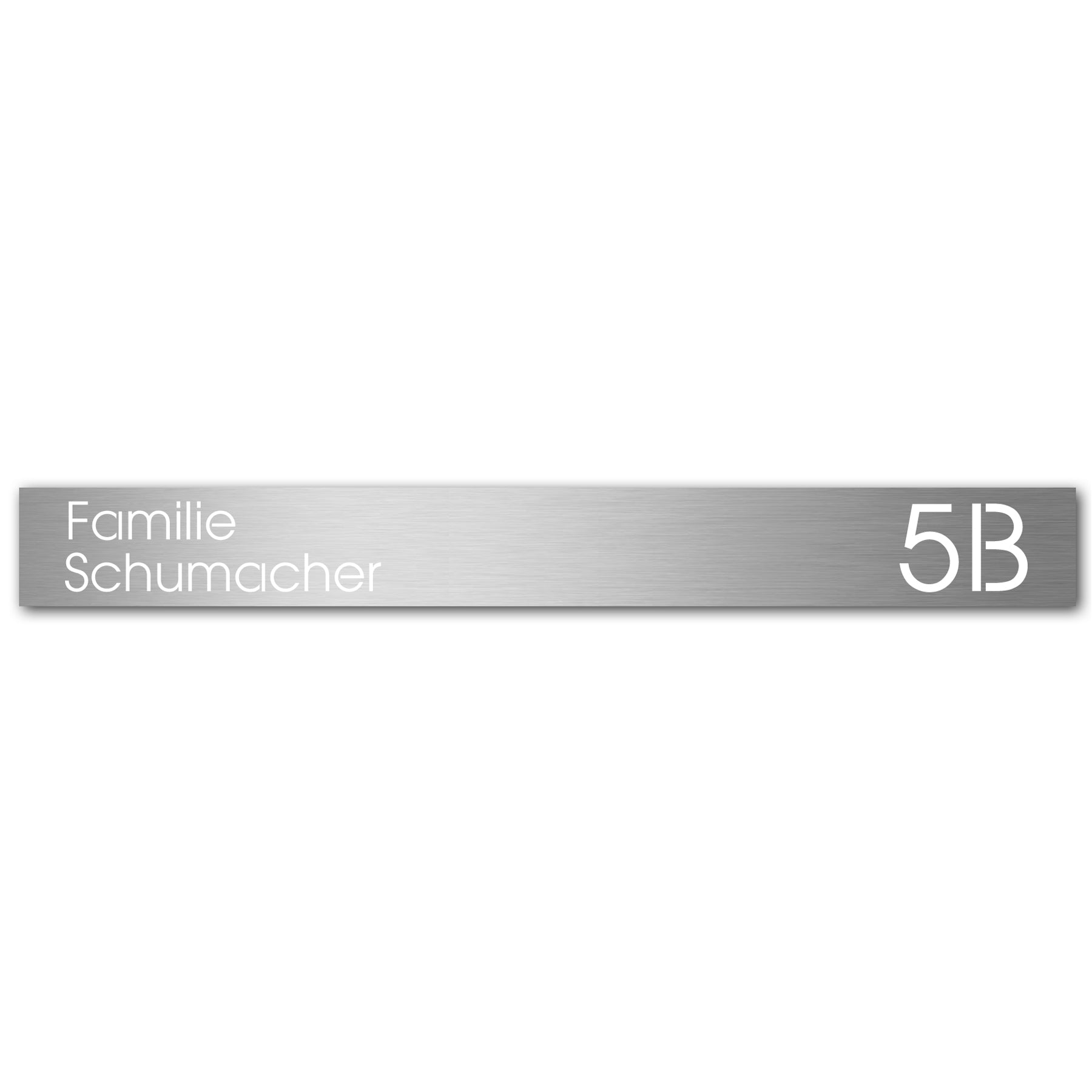 Edelstahlschild Stick505