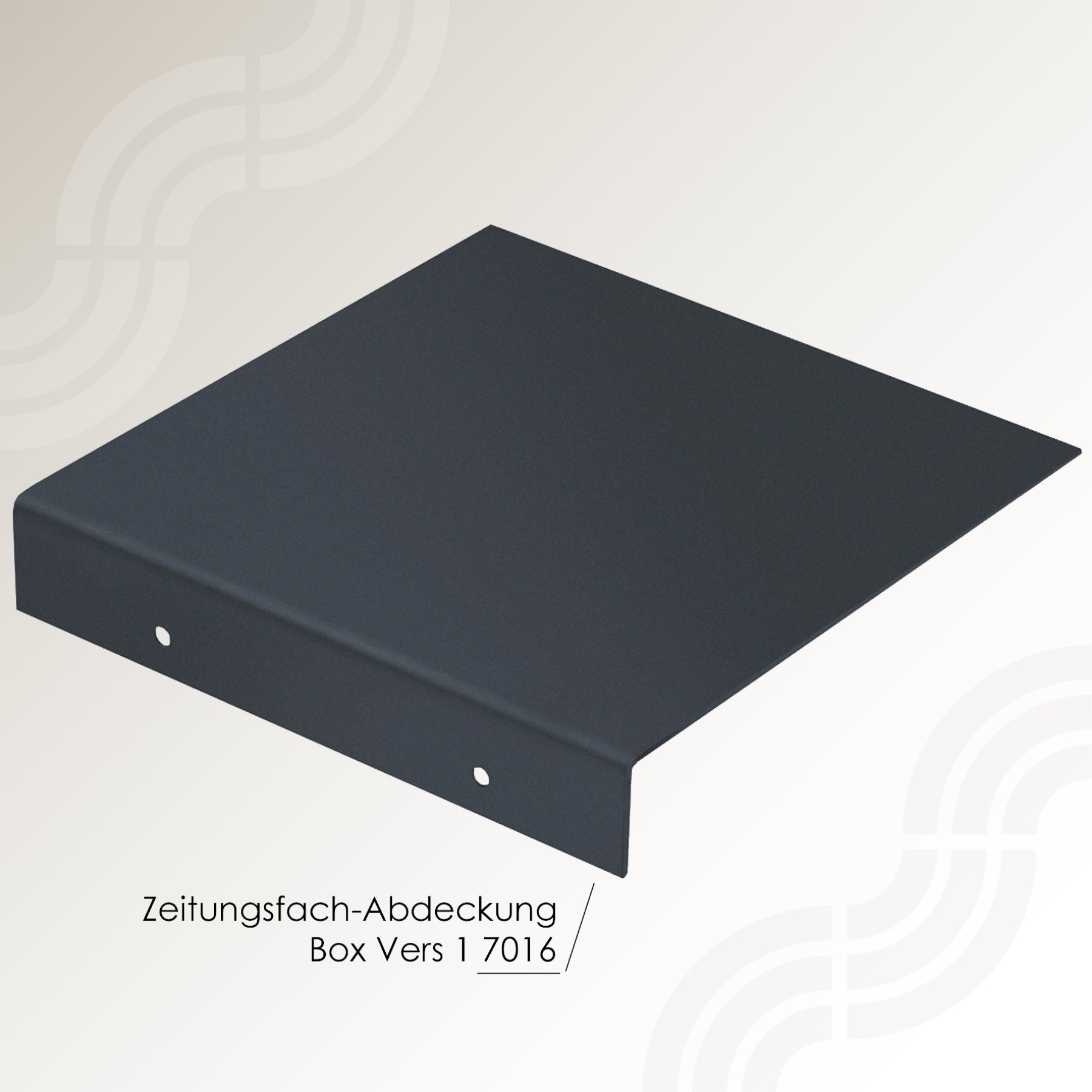 Verschluss anthrazit für MOCAVI ZF 1 anthrazit RAL 7016