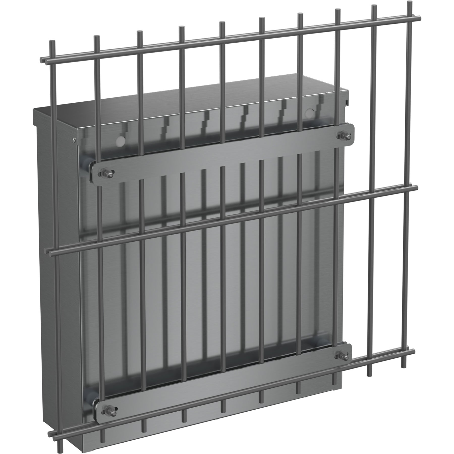 Zaun-Befestigungset für alle Wandbriefkästen Box Serie 100