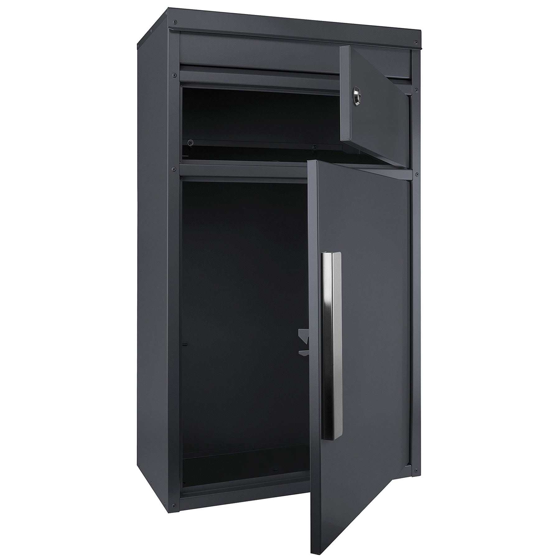 Paketbriefkasten 45M anthrazit (Ral 7016) Design-Paketkasten modern